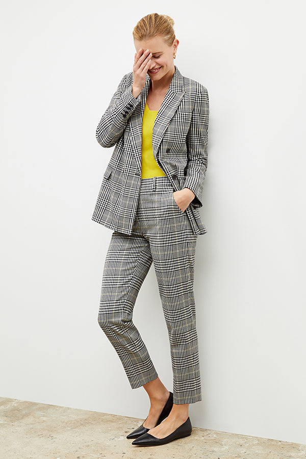 Mejia Plaid Sharkskin Pants for Men - Stylish & Comfortable Trousers for Office, Casual Wear & Outdoor Activities