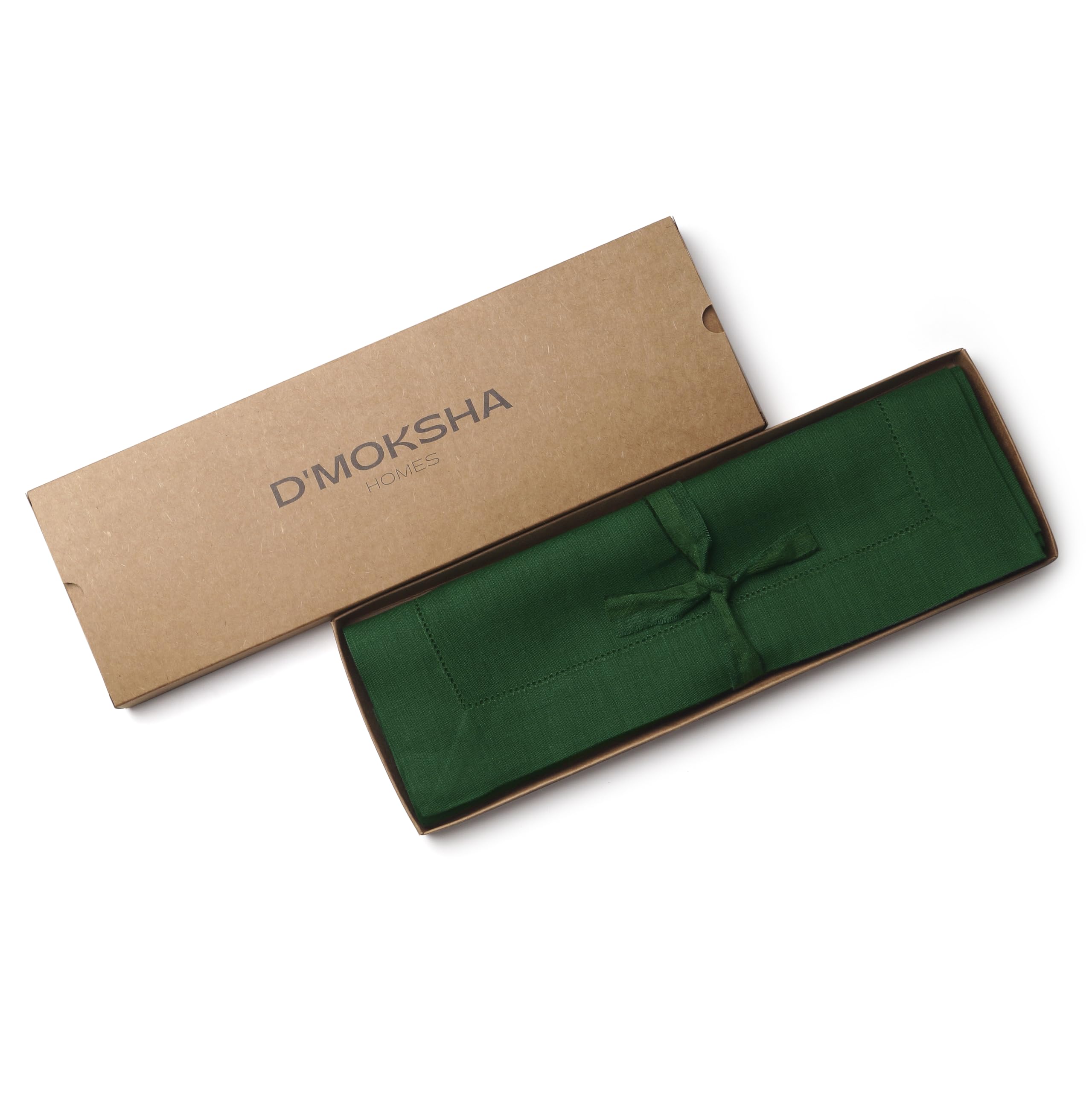 D'Moksha Homes 100% Pure Linen Placemats Set of 4 - 14