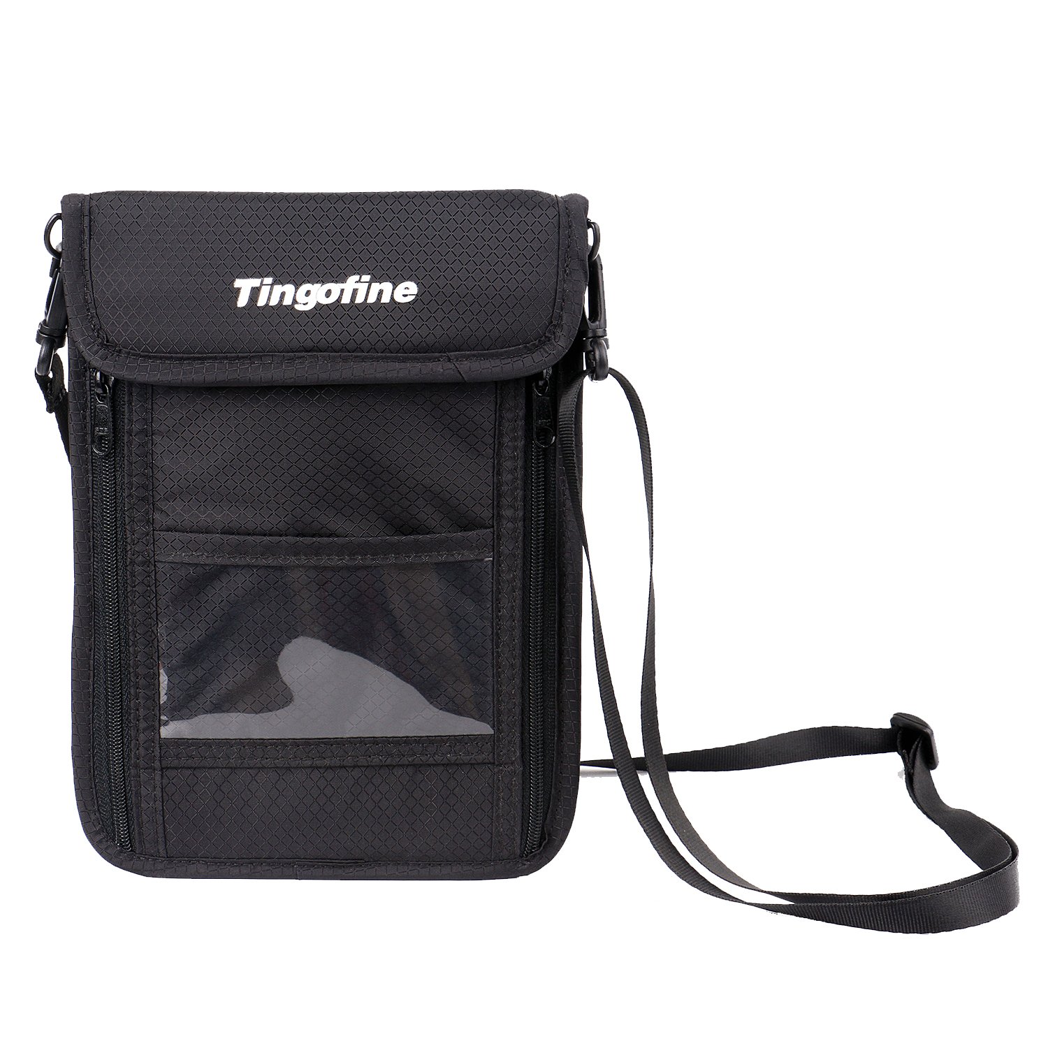 RFID Blocking Travel Neck Pouch - Secure Passport Holder & Travel Wallet for Men & Women - Perfect for Airports, Vacations & International Trips