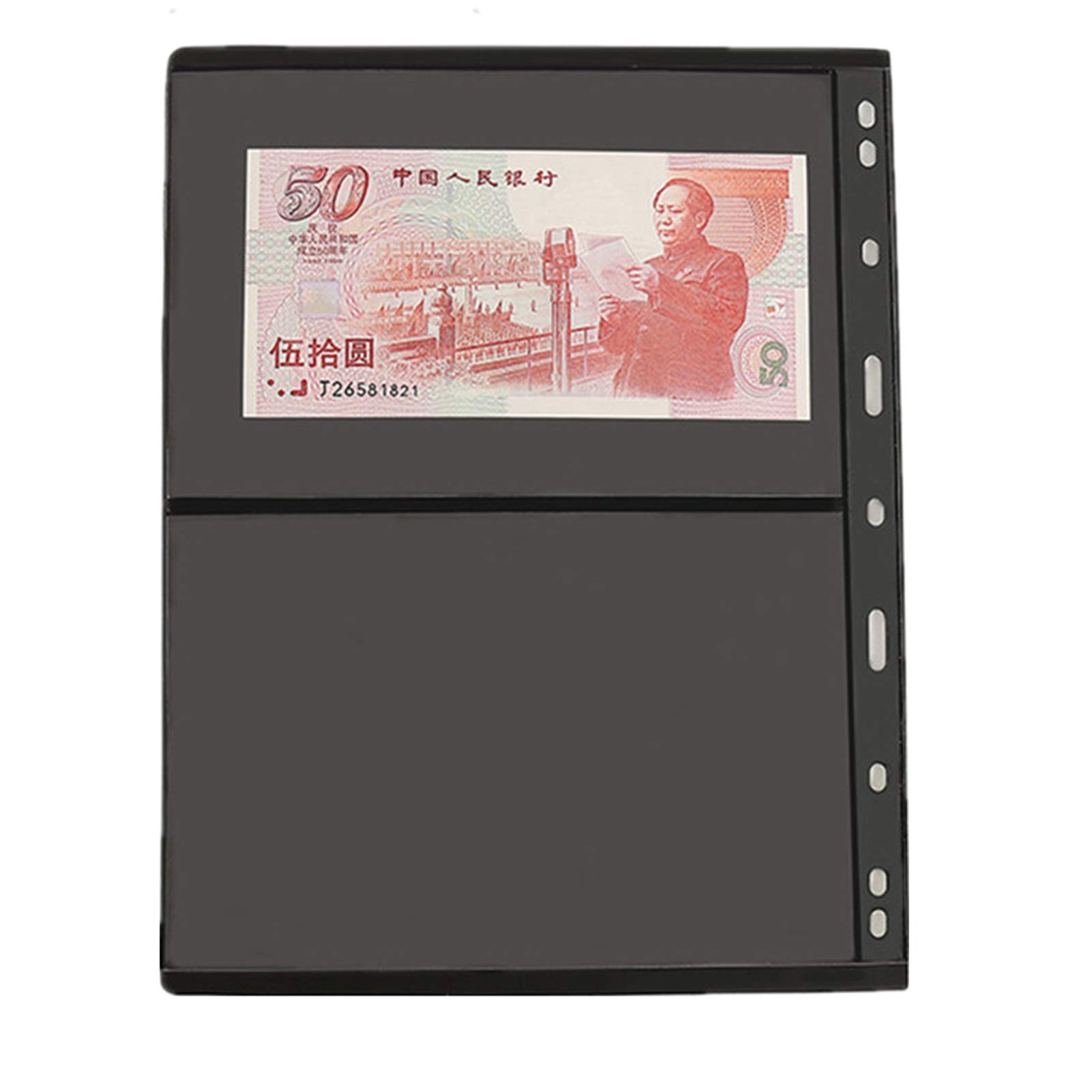 20 Sheet Stamp Collecting Pages - 2 Rows Design, 9-Hole Standard for Stamp Album Binder, Professional Organizer Pack - Perfect for Stamp Collectors, Hobbyists & Philatelists