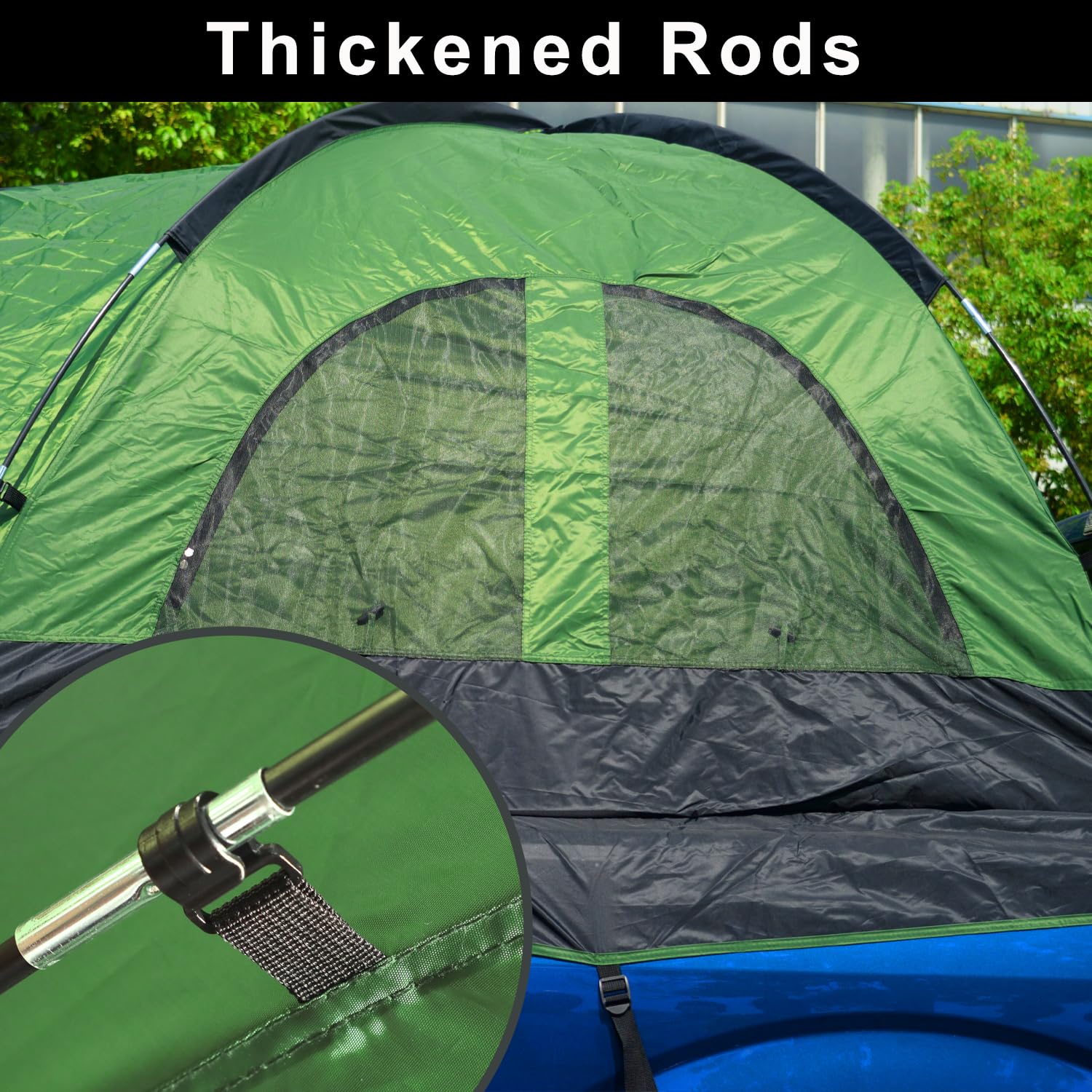 **5.5' - 6.1' Truck Tent for Camping & Outdoor Adventures – Waterproof Pickup Truck Bed Tent for 3-4 People – Perfect for Family Travel, Fishing, Picnics & Road Trips**