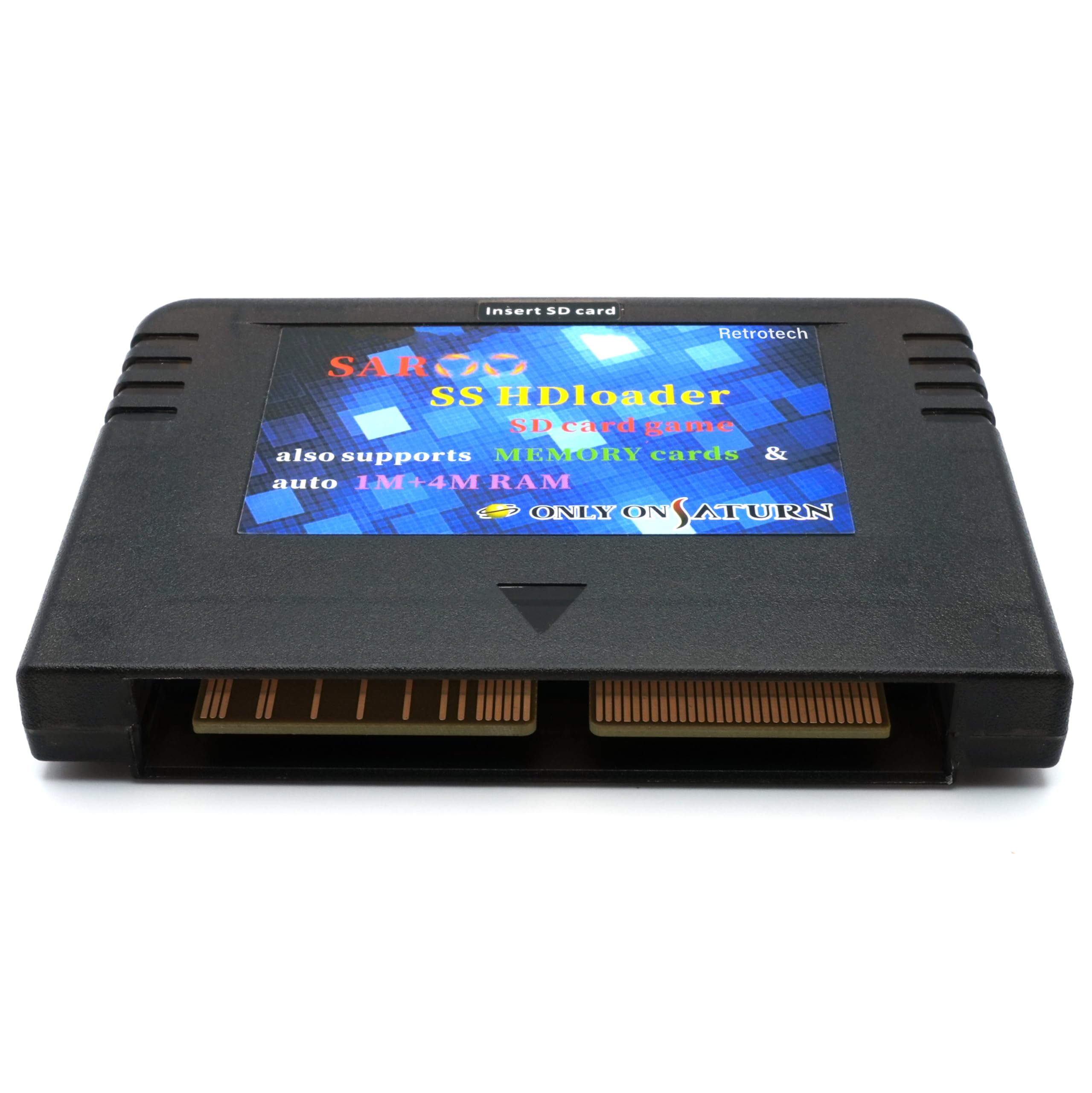 Retrotech Only On Saturn Saroo HD Loader - 128GB with 250 Classic Games for Sega Saturn | Perfect for Retro Gaming Enthusiasts & Collectors