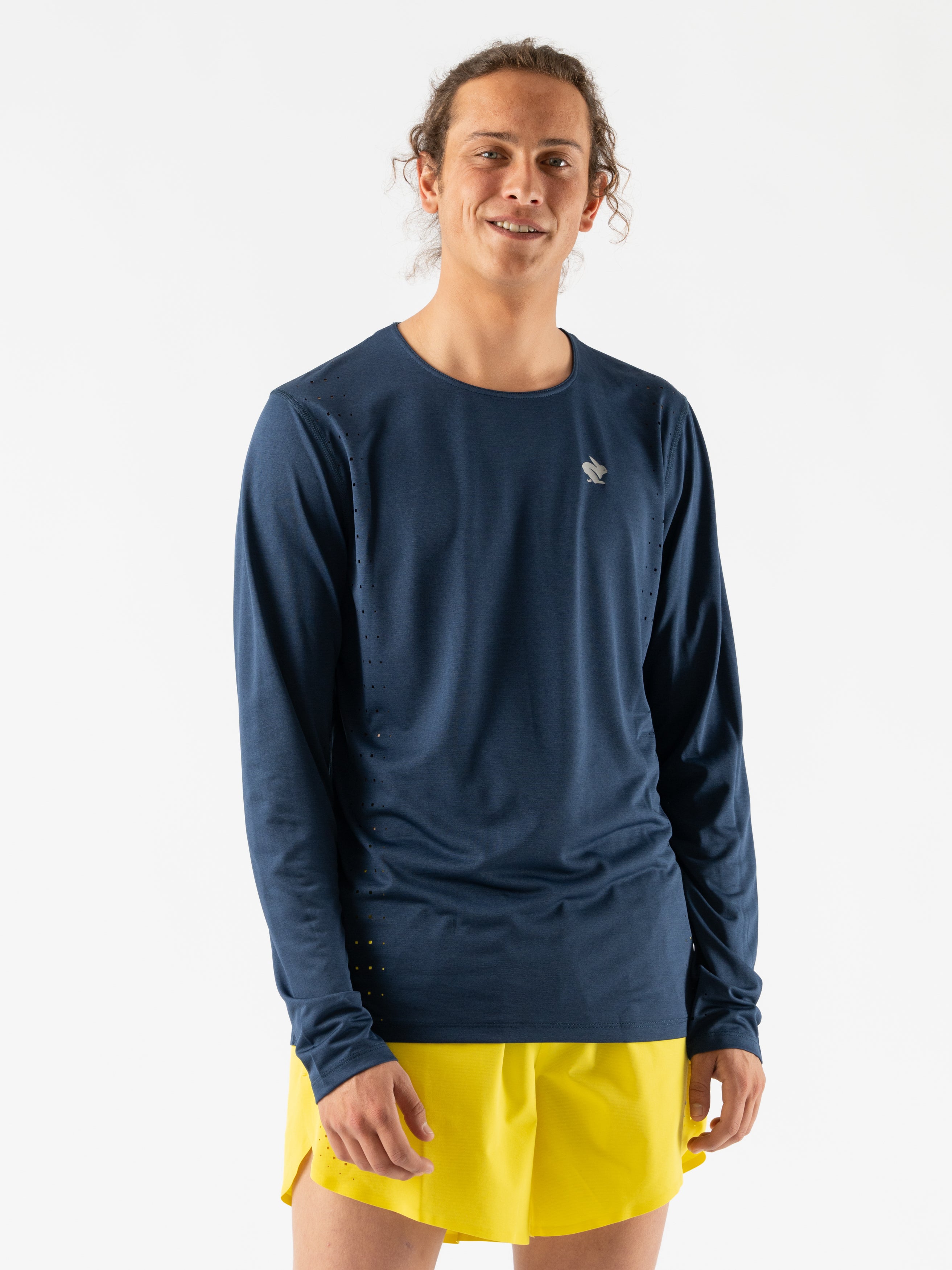 Race Pace Long Sleeve Running Shirt for Men & Women - Lightweight Performance Tee for Marathon, Training & Outdoor Sports