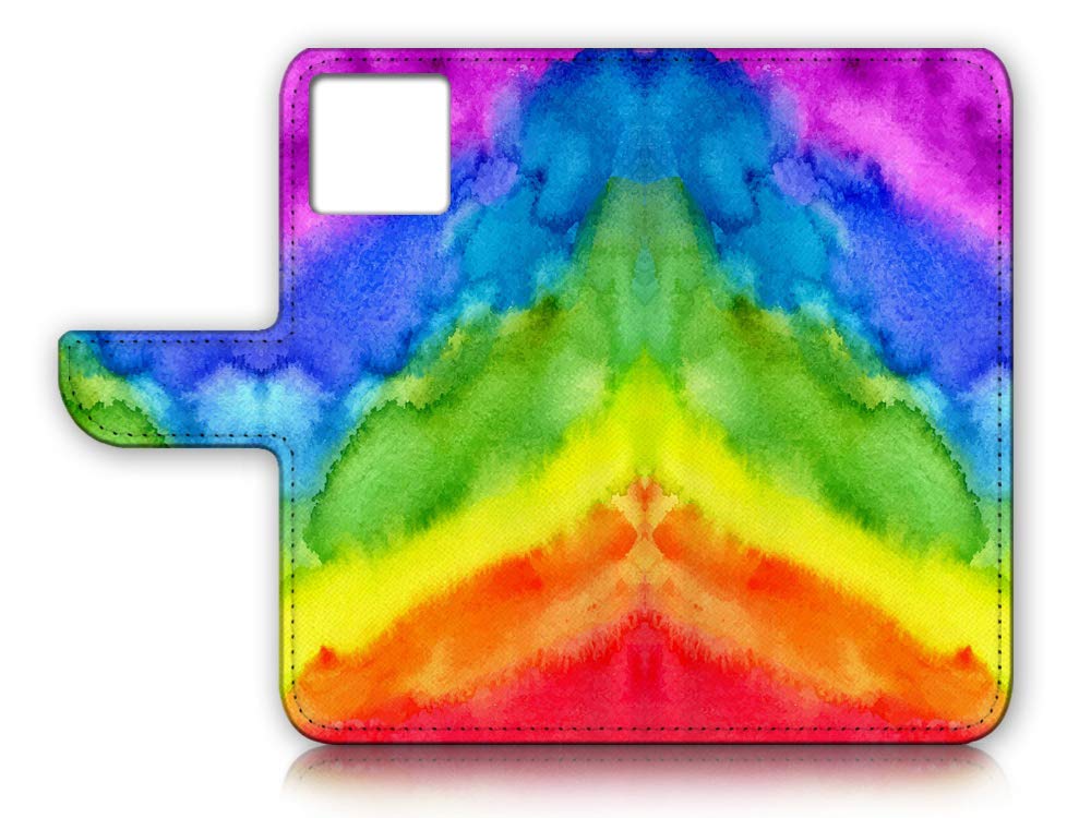 Rainbow Gay Pride Flip Wallet Phone Case Cover for iPhone 12 Pro Max - Stylish Protective Cover with Card Slots | Perfect for LGBTQ+ Events, Daily Use & Travel