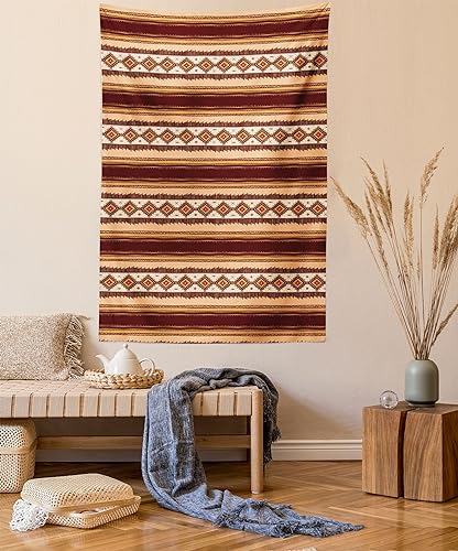 Maroon Beige Peach