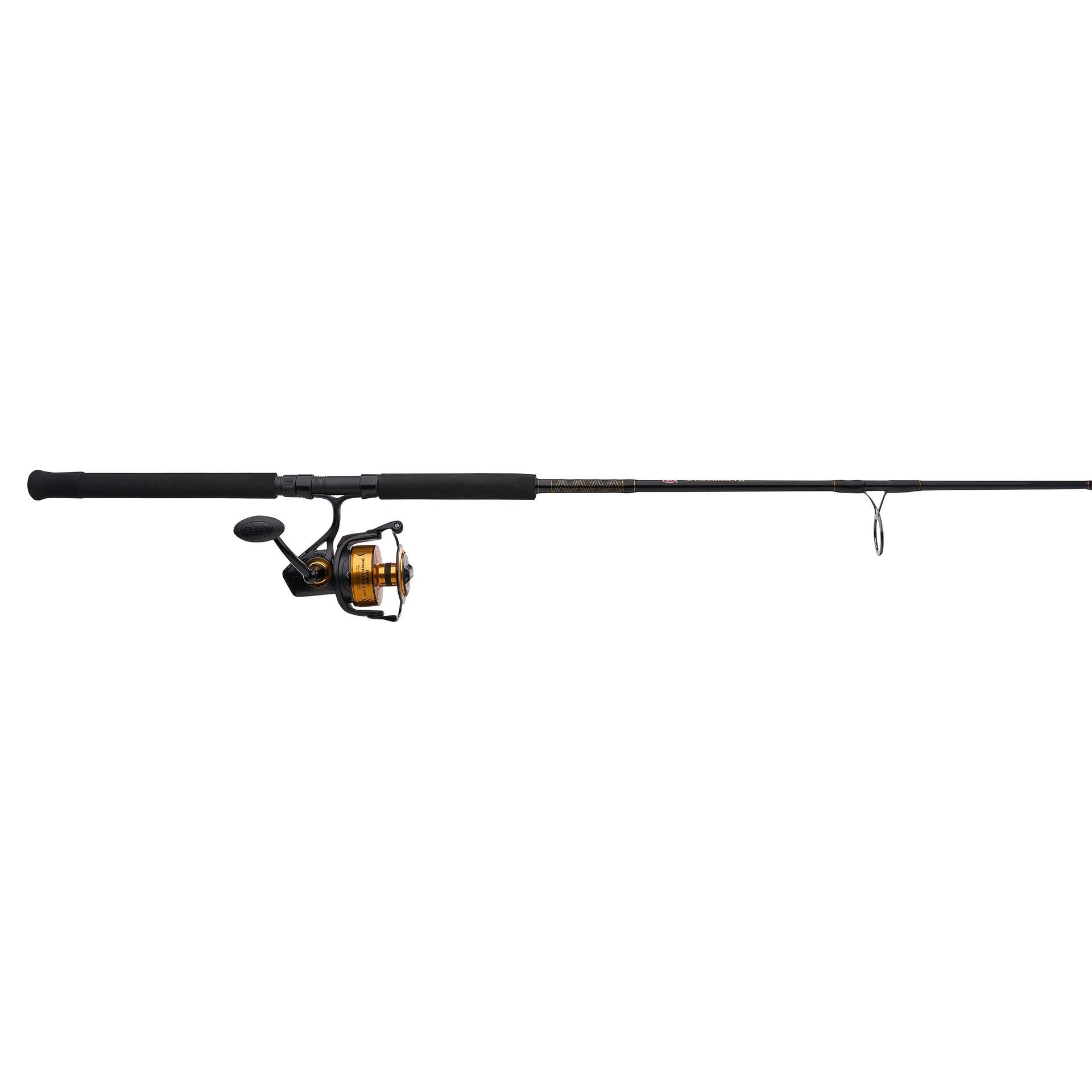 Penn Spinfisher® VII Spinning Rod and Reel Combo - Saltwater Fishing Gear for Surf, Pier & Offshore Angling - Corrosion-Resistant Spinning Reel with Heavy-Duty Fishing Rod
