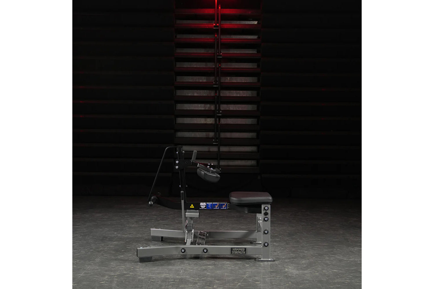 Hammer Strength Plate Loaded Seated Calf Raise Machine - Gym Equipment for Leg Workouts & Strength Training - Perfect for Home & Commercial Fitness Centers