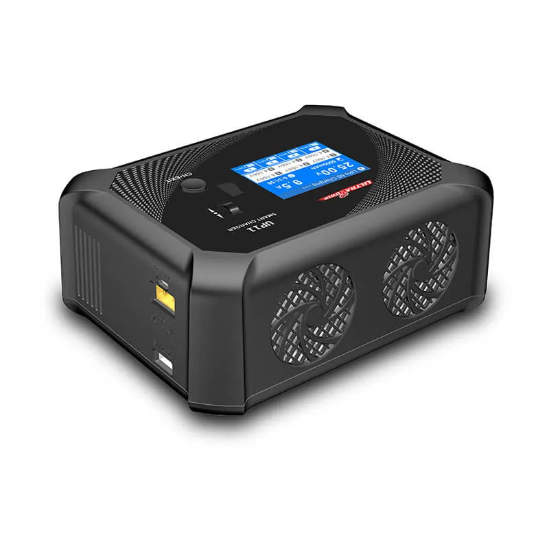 Ultra Power UP11 240W AC/600W DC Smart 4-Channel Balance Charger for RC Cars, Drones, and LiPo Batteries - Perfect for Hobbyists and Professionals