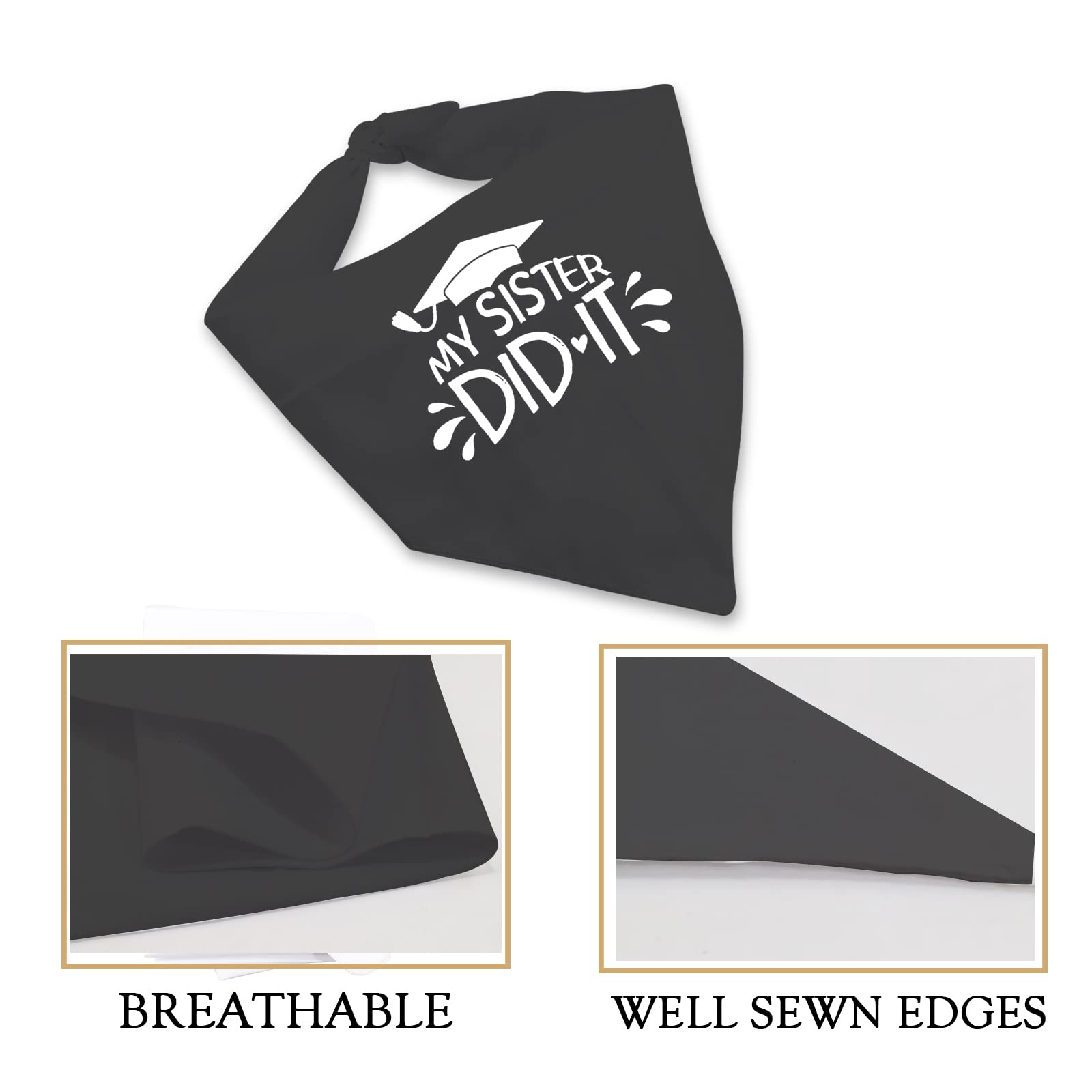 Dog Graduation Bandana - JXGZSO Pet Gift for Celebrations