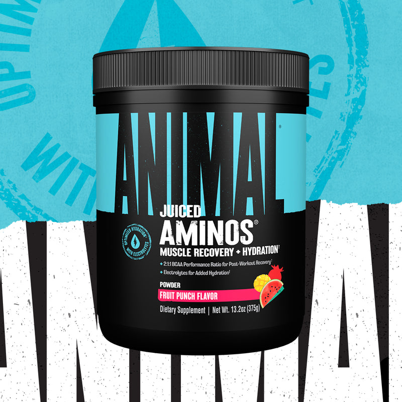 Animal Juiced Aminos 368g - Premium BCAA Amino Acid Supplement for Muscle Recovery & Growth - Ideal for Workout, Gym & Fitness Enthusiasts
