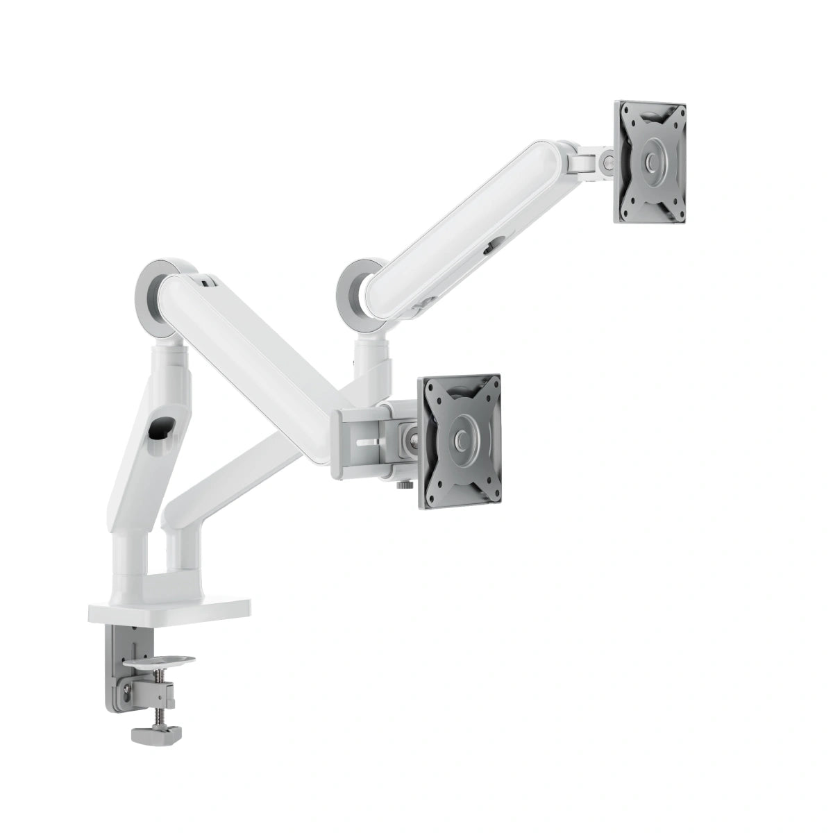 Adjustable Dual Monitor Mount Stand - Ergonomic VESA Compatible Arm for Home Office & Gaming Setup - Perfect for Dual Screen Workstations and Multi-Tasking