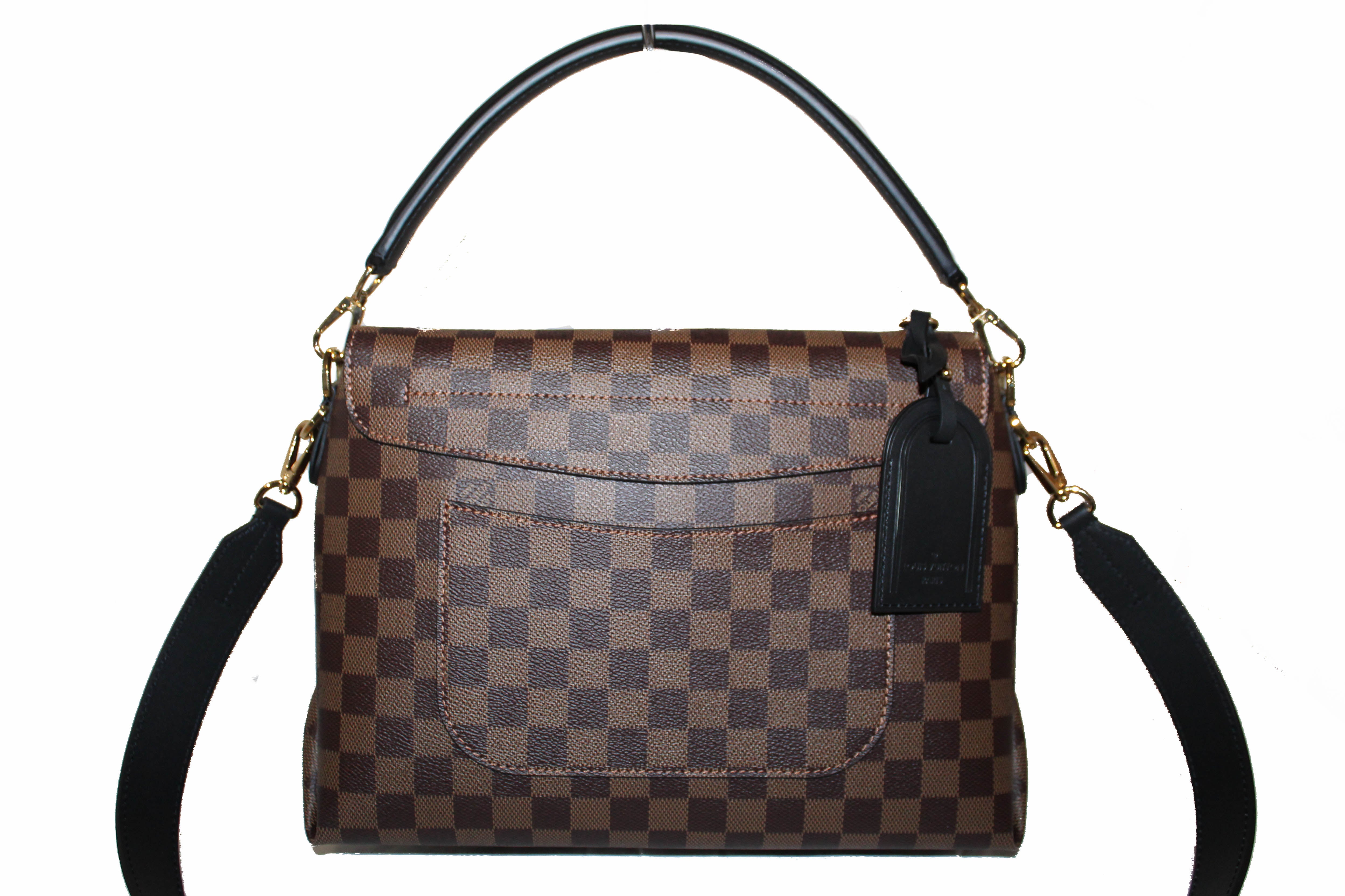 Authentic Louis Vuitton Damier Ebene Beaubourg MM Handbag & Shoulder Bag - Luxury Designer Tote for Women, Perfect for Work, Travel & Everyday Use