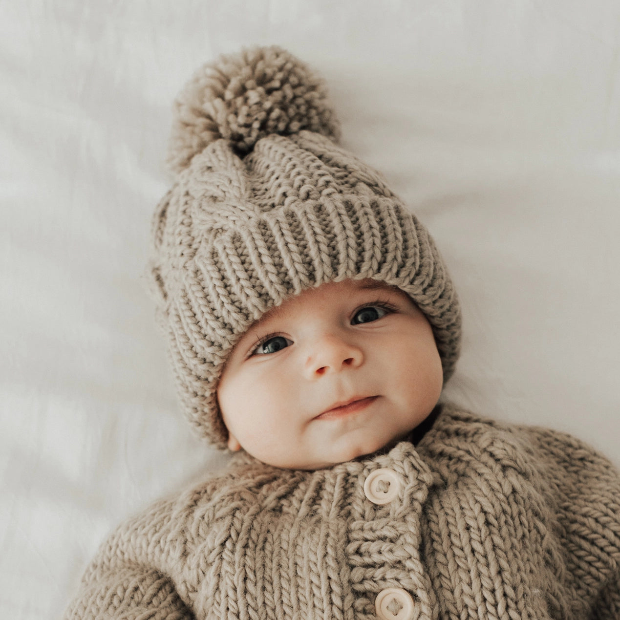 Pebble Cable Knit Beanie Hat for Men & Women - Warm Winter Skull Cap for Outdoor Activities, Skiing, Hiking, and Casual Wear