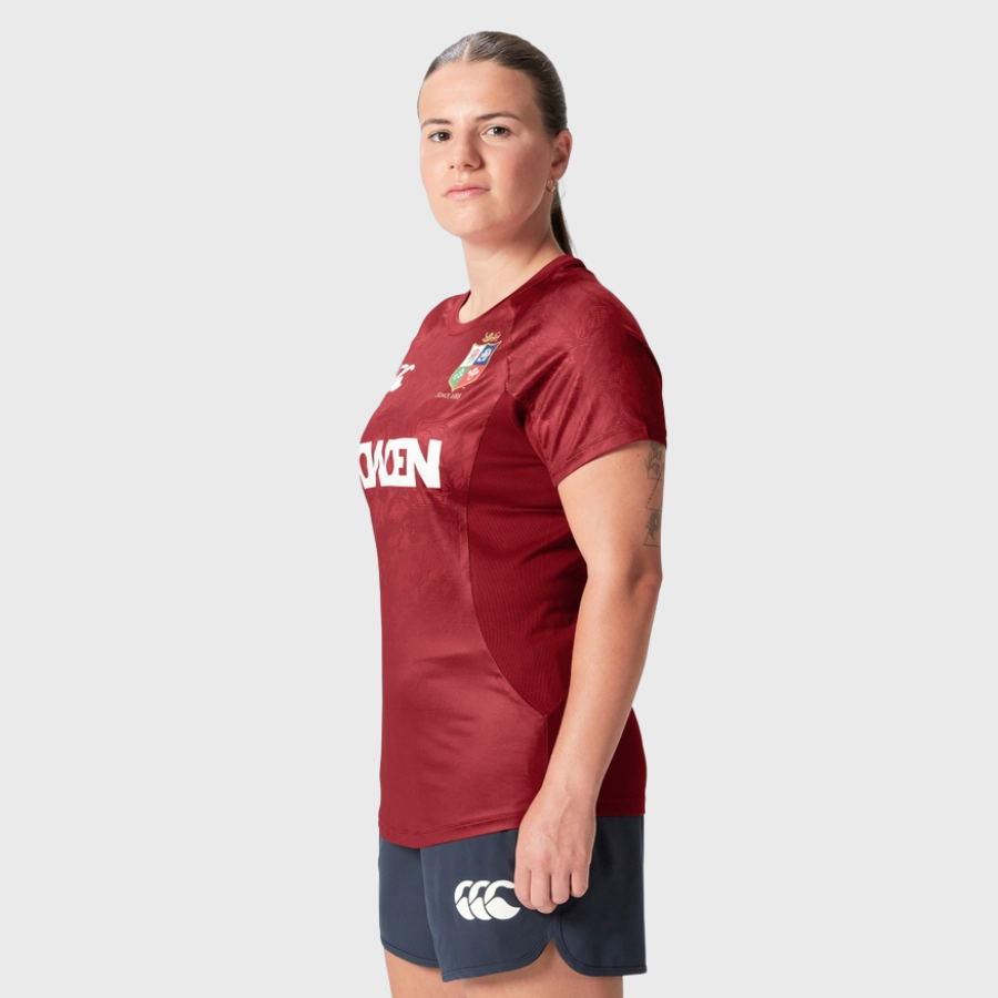 Canterbury British & Irish Lions Women's Superlight Performance T-Shirt - Red | Rugby Training & Casual Wear for Women