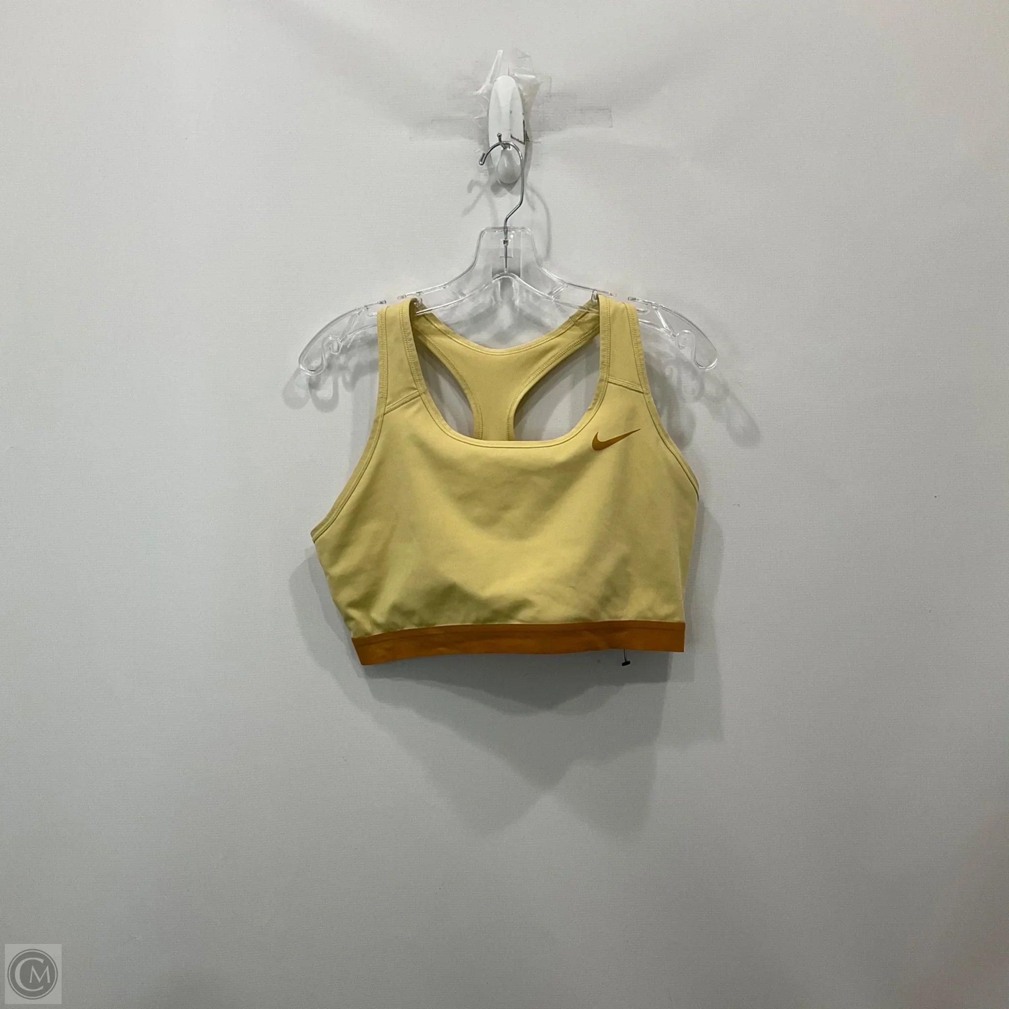 Nike Yellow Athletic Sports Bra for Women - 2X Size - Perfect for Running, Yoga & Gym Workouts