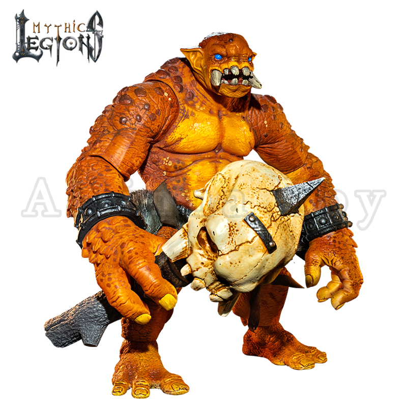Mythic Legions 1/12 Scale 12-inch Brontus 2 Action Figure - Four Horsemen Studios All Stars Trolls Wave | Collectible Fantasy Warrior for Display & Role-Playing Games