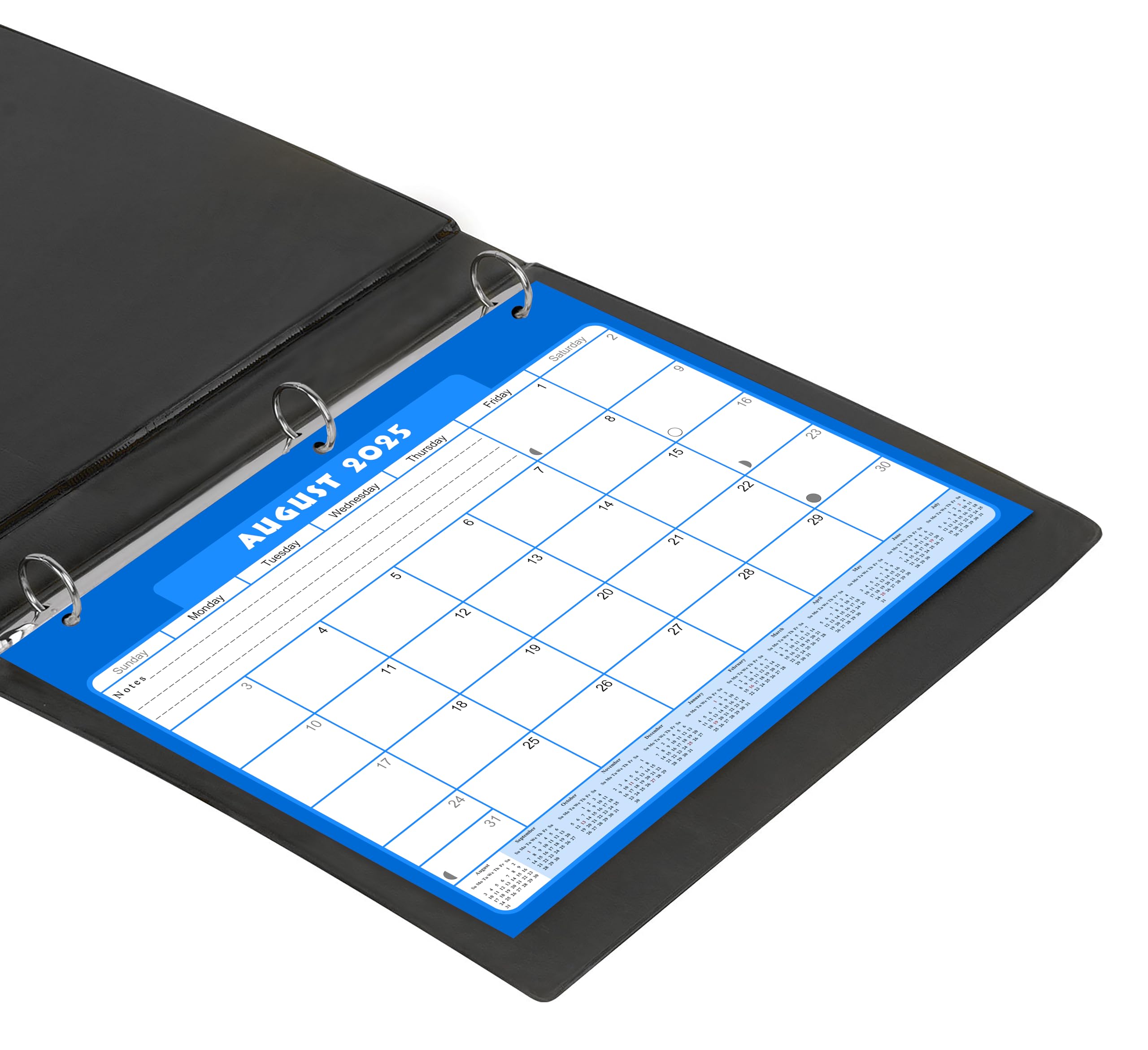 2025-2026 Academic Year 12-Month Student Planner | College Calendar for 3-Ring Binder, Desk or Wall | School & Office Supplies | Perfect for High School & University Students | Made in USA | v004