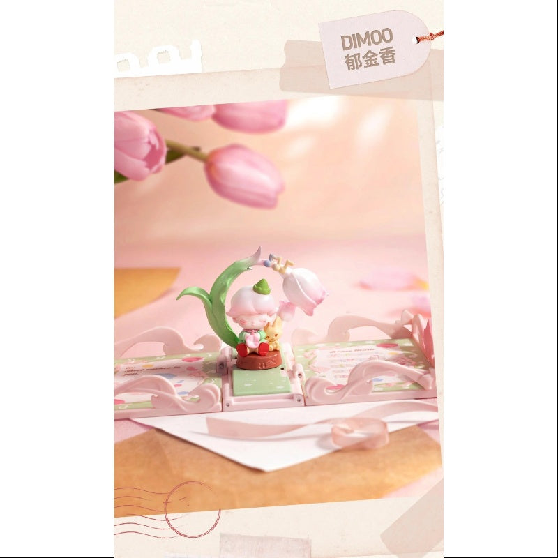 DIMOO Pop Mart Greeting Card Series - DIMOO Tulip Collectible Card for Gifts, Parties & Special Occasions