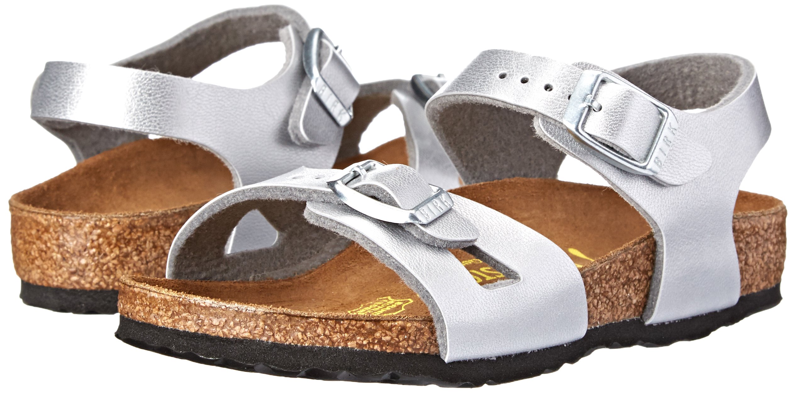 Birkenstock Rio Sandal for Kids - Comfortable Leather Footbed Sandals for Toddler, Little Kid & Big Kid | Perfect for Beach, School & Summer Outdoor Activities