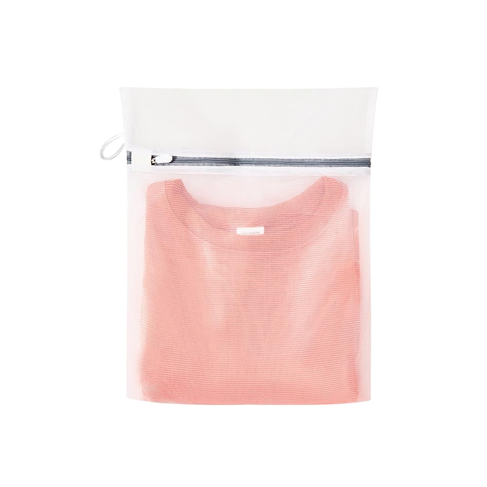 Upgraded Mesh Laundry Bags for Delicates with Hanging Ring - 12x16 Inches Washing Machine Bags (1 Medium) - Perfect for Bras, Lingerie, Baby Clothes & Travel Laundry Organization
