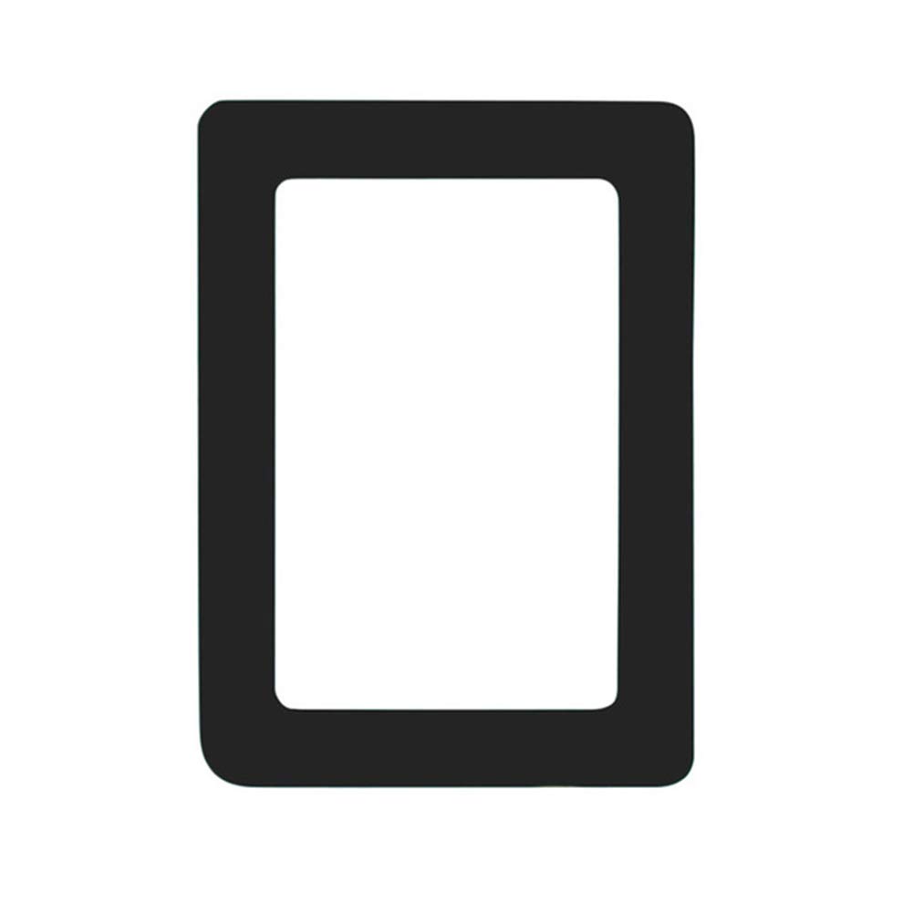 Shineweb 5 Inch Magnetic Wall Mounted Photo Frame - Black Picture Holder for Living Room, Bedroom, Office Art Decor - Perfect for Displaying Family Photos, Artwork, and Memories