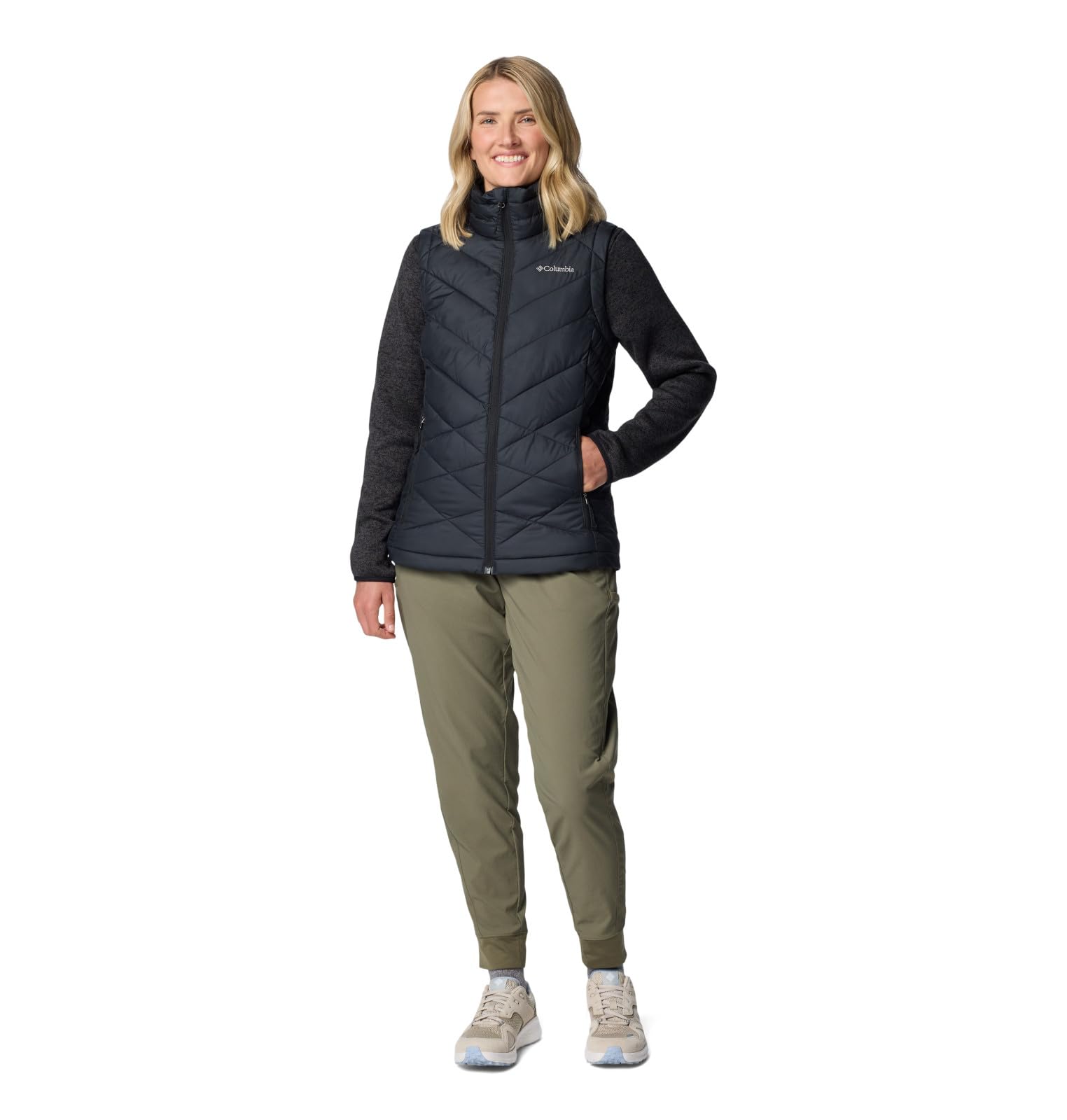 Columbia Women's Heavenly II Vest - Lightweight Packable Down Puffer Jacket for Outdoor Hiking, Camping & Winter Travel