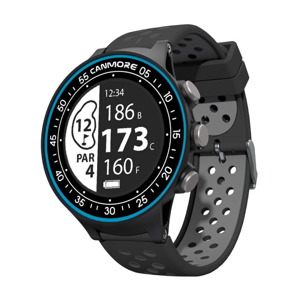**CANMORE TW410G Golf GPS Watch with Step Tracking - 41,000+ Preloaded Worldwide Golf Courses - Minimalist & User-Friendly Design (Blue) | Perfect for Golfers & Fitness Enthusiasts**