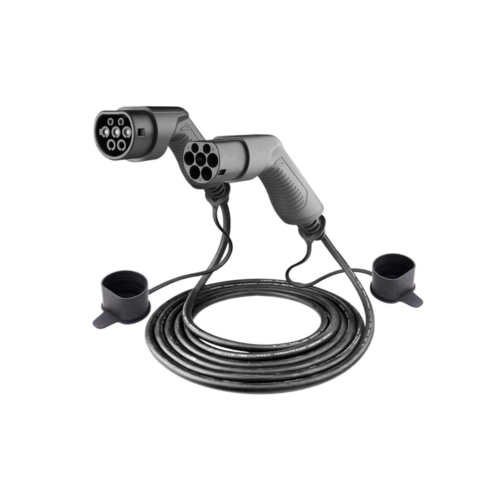 16A 3.68KW Type 2 EV Charging Cable - IEC 62196-2 Certified 5M Electric Vehicle Charger (Female to Male Plug) for Home & Public Charging Stations | Compatible with Most Electric Cars