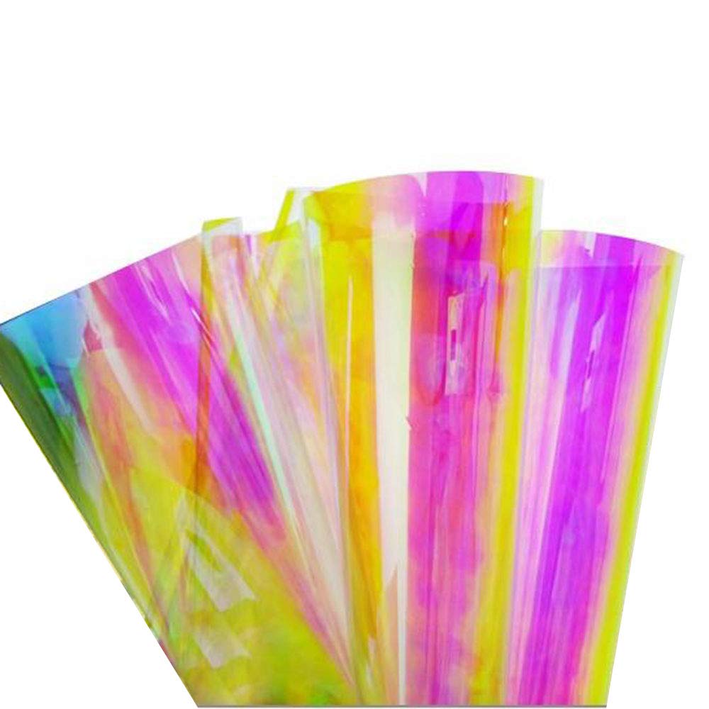 Colorful Chameleon Window Film - Self-Adhesive Decorative Glass Vinyl for Privacy & Style - One Way Window Tint 54