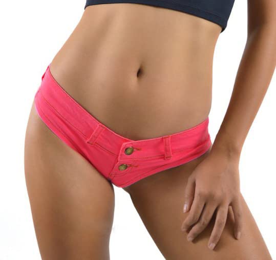 Sexy High Waisted Denim Shorts for Women - Ripped Party Shorts with Thong Cut | Perfect for Nightclubs, Music Festivals & Summer Outfits