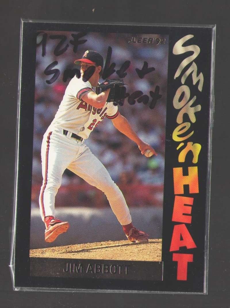 1992 Fleer Smoke n Heat California Angels Baseball Cards - Complete Team Set for Collectors & Fans | Perfect for Sports Memorabilia Displays & Trading
