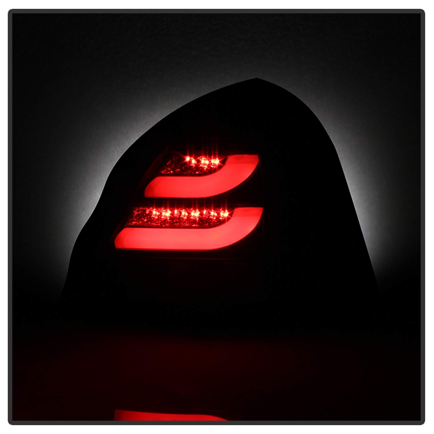 Spyder 5075581 LED Tail Light for 2004-2008 Pontiac Grand Prix - Black Replacement Light Bar with Bright LED Bulbs | Perfect for Night Driving & Car Customization