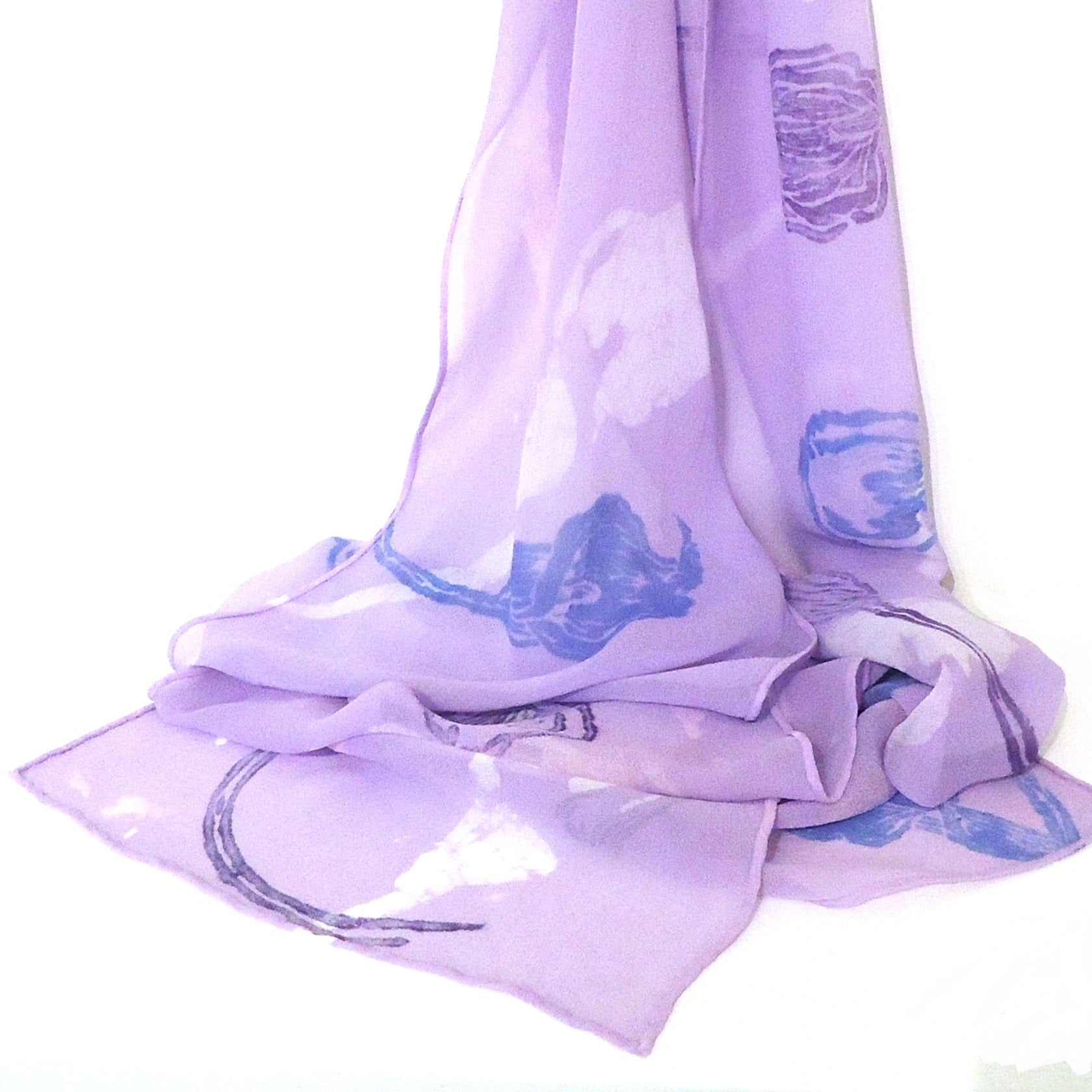Luxury St. Onge Silk Scarf for Women - Elegant Fashion Accessory for Office, Party & Special Occasions