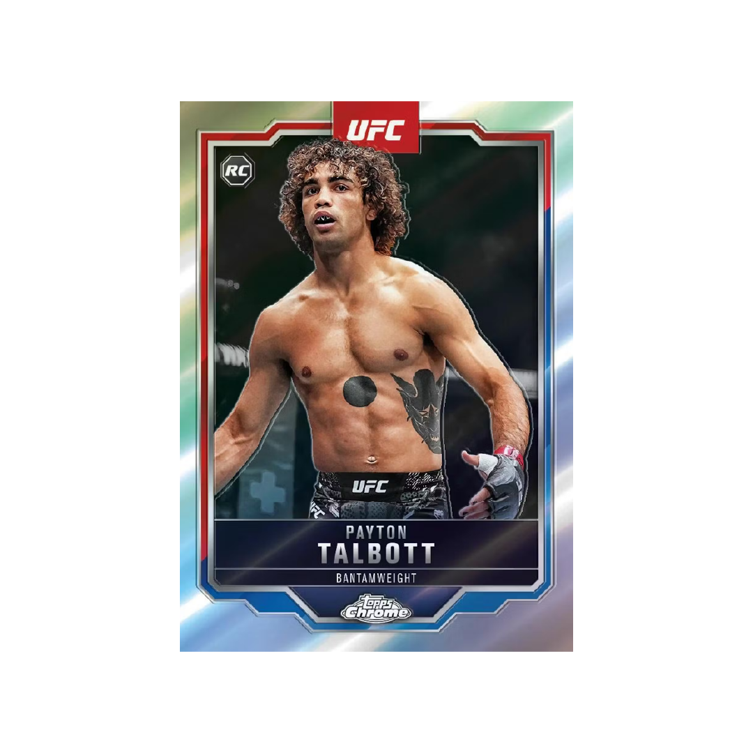 Topps Chrome UFC 2025 Hobby Box - Limited Edition Trading Cards for Collectors | Pre-Order Now for Best Deals | Perfect for UFC Fans, Sports Memorabilia Enthusiasts, and Gift Giving