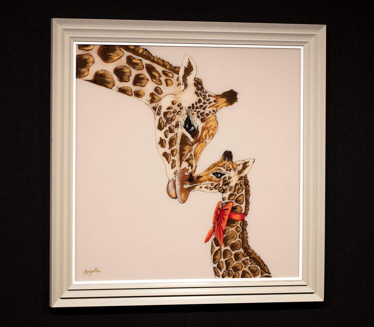 Original 'A Mother's Love' Art Print - Perfect for Home Decor, Nursery, or Gift Giving - Heartwarming Mother-Child Bonding Artwork