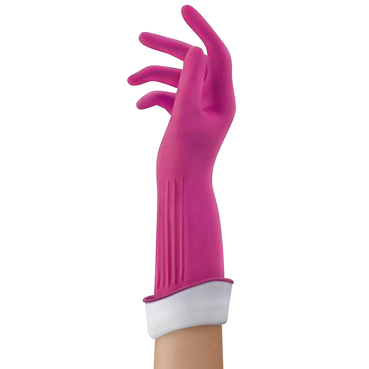 Playtex Living Reusable Rubber Cleaning Gloves - Small Size for Dishwashing, Household Chores & Kitchen Cleaning - Durable Latex Gloves for Hand Protection