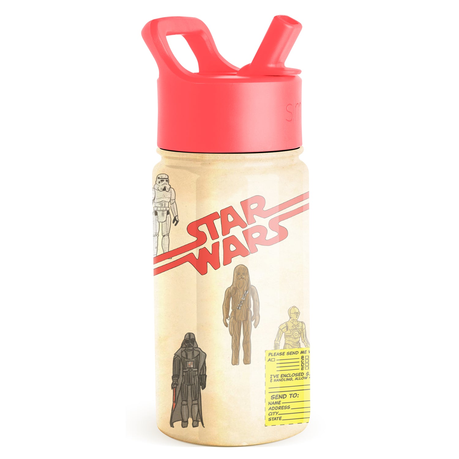 Summit Kids Water Bottle with Straw Lid - BPA Free, Leak Proof, Insulated Stainless Steel Bottle for School, Sports & Outdoor Activities