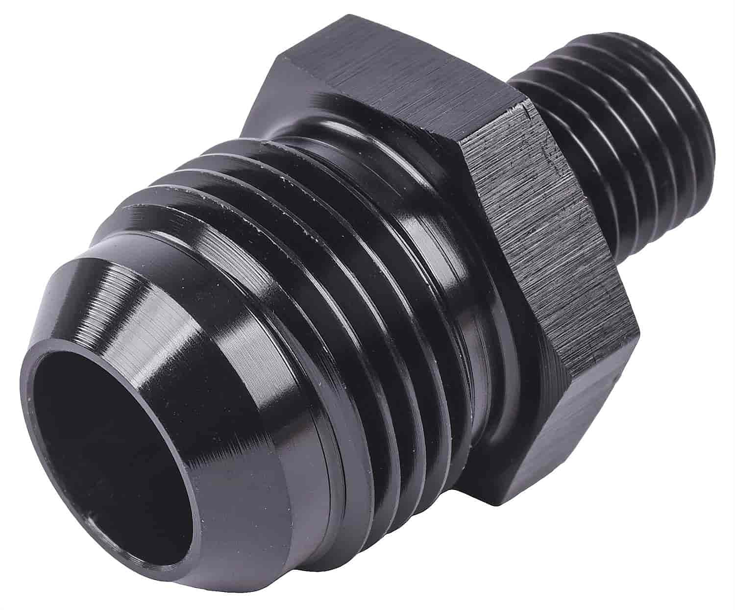 JEGS 101323 -10 AN Male to 12mm x 1.50 Male Straight AN to Metric Adapter Fitting for Fuel, Oil, and Hydraulic Systems - Perfect for Automotive, Racing, and Industrial Applications