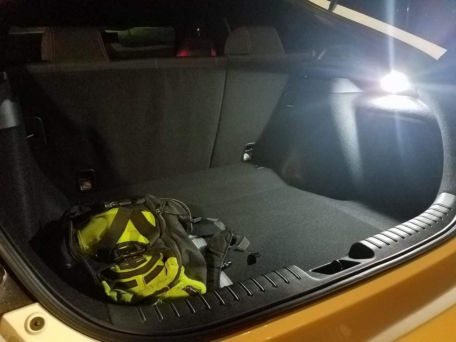 2W White Full LED Trunk Cargo Area Light for Ford Mustang Fusion Escape Focus - Interior Car Lighting Upgrade for Night Visibility & Organization