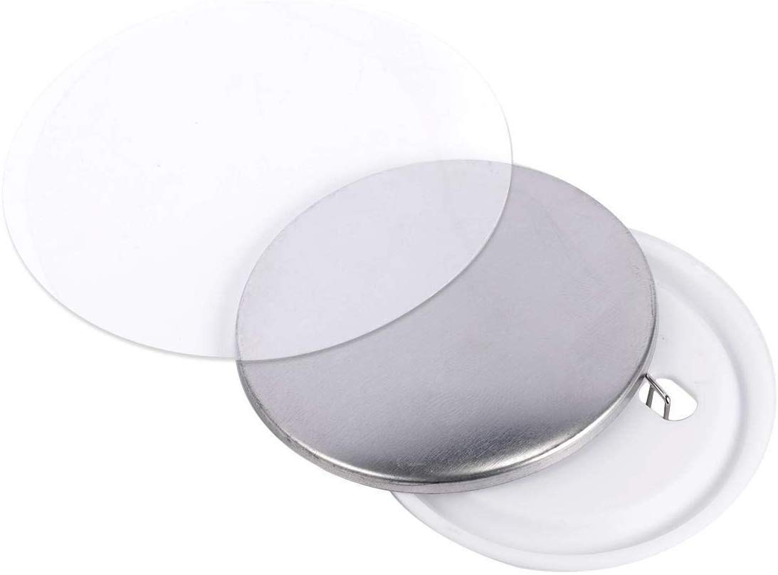 100pcs Mylar Button Parts for Badge Maker Machine - 2-1/4