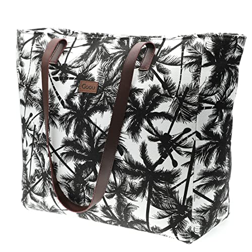 Coconut Tree Black Bags