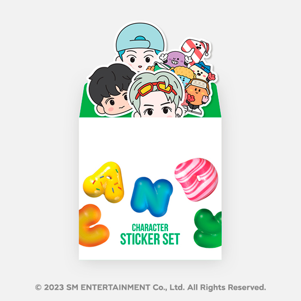 NCT DREAM 'CANDY' Character Sticker Set - Kpop Merchandise for Fans, Laptops, Water Bottles & Phone Decoration