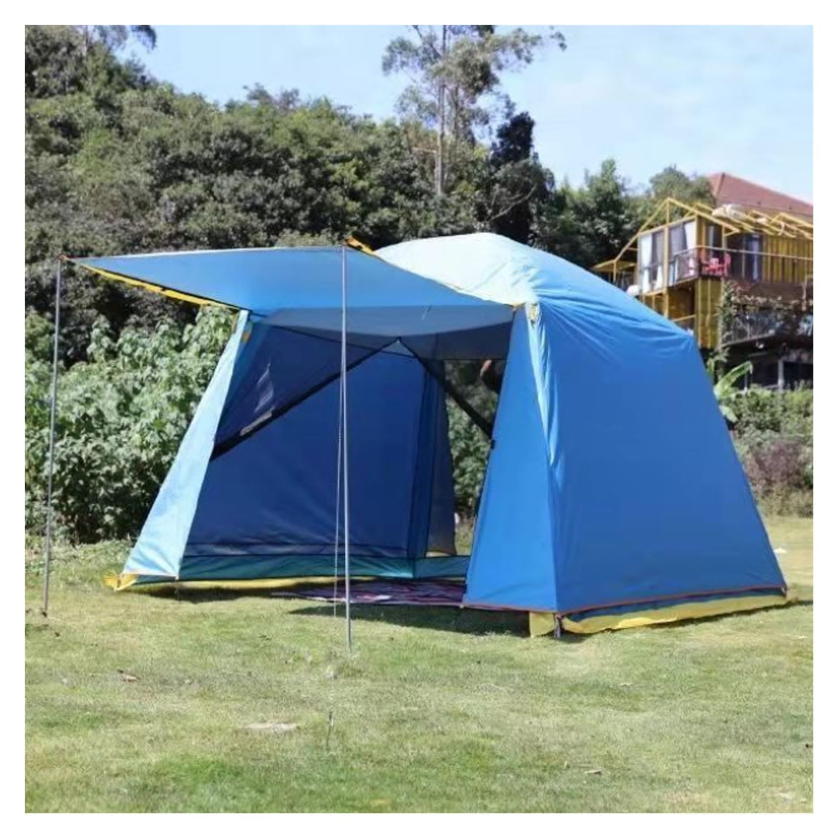 4-5 Person Waterproof Pop Up Camping Tent - Quick Open & Easy Setup with Carry Bag | Perfect for Family Camping, Hiking, and Outdoor Adventures
