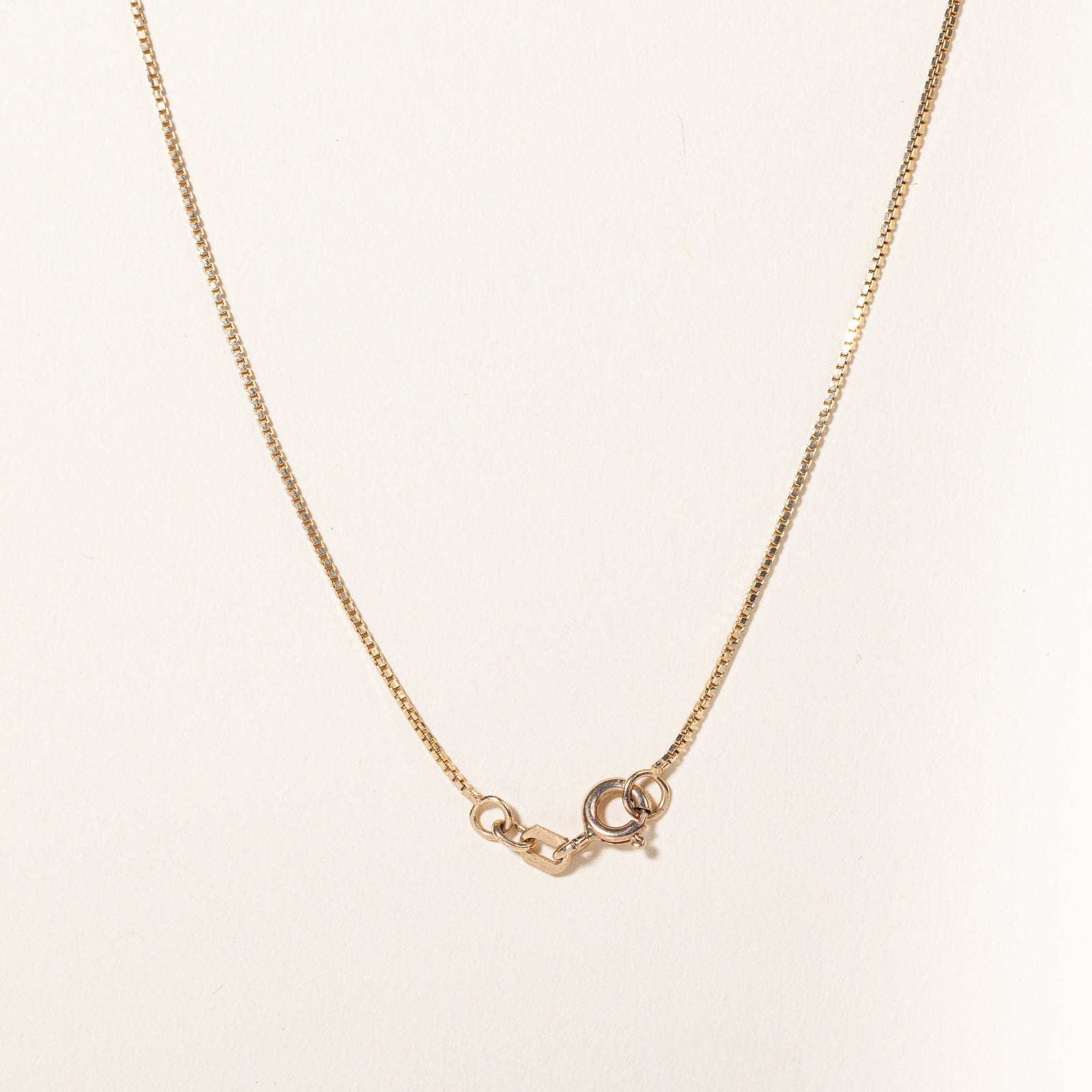 10K Yellow Gold Box Link Chain Necklace 18 Inch - Elegant & Durable Jewelry for Women, Perfect for Everyday Wear, Parties & Gifts