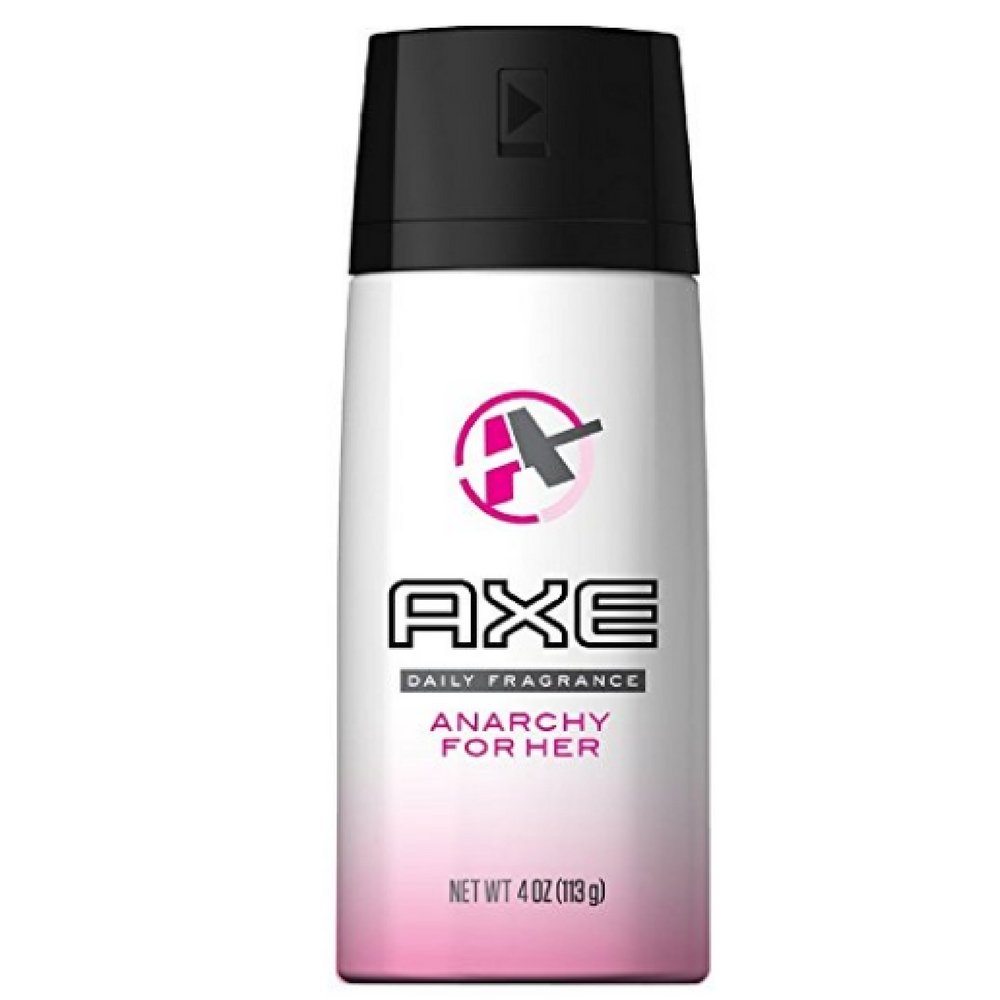 AXE Body Spray for Women - Anarchy for Her Fragrance, 4 oz Deodorant | Long-Lasting Fresh Scent for Daily Use, Workouts & Night Out