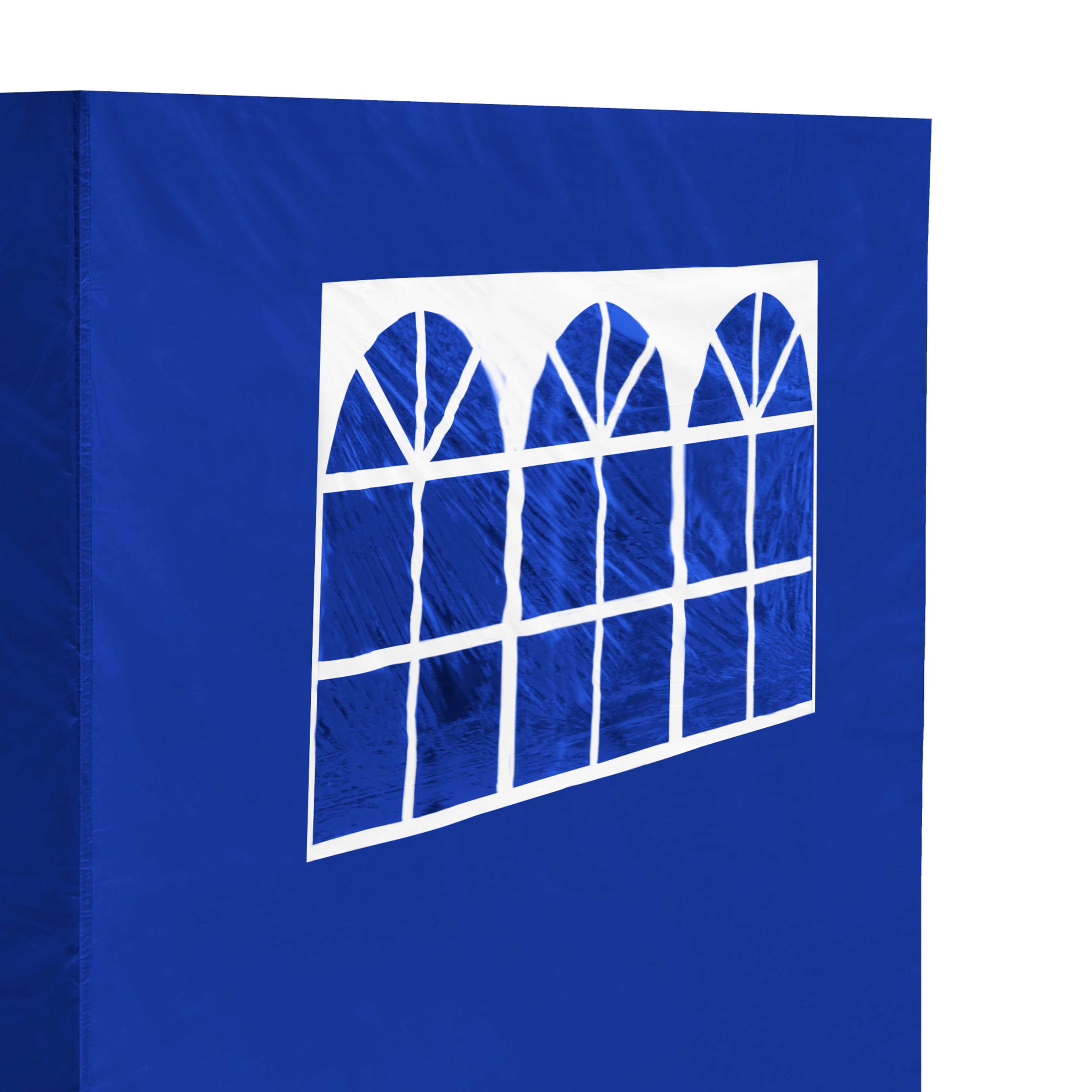 Premium Waterproof Gazebo Side Walls with Doors & Windows - Fits 3x3m Canopy Tents - Durable Blue Outdoor Party Accessories (DG147) for Garden Weddings, Camping & Backyard Events