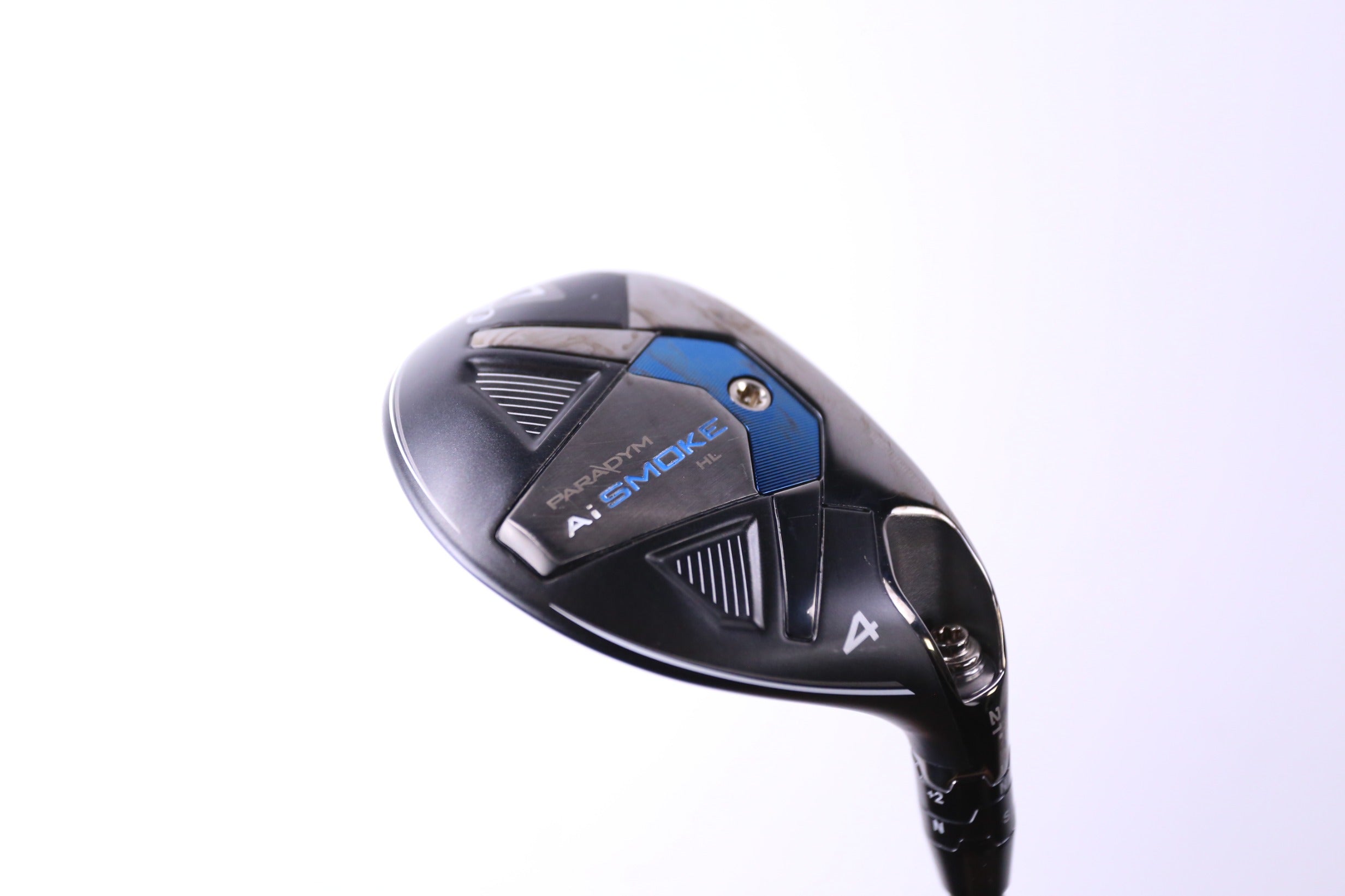 Used Callaway Paradym Ai Smoke HL 4H Hybrid Golf Club - Right Handed, 21 Degrees, Stiff Flex - Perfect for Mid-Handicap Golfers on Fairways & Rough