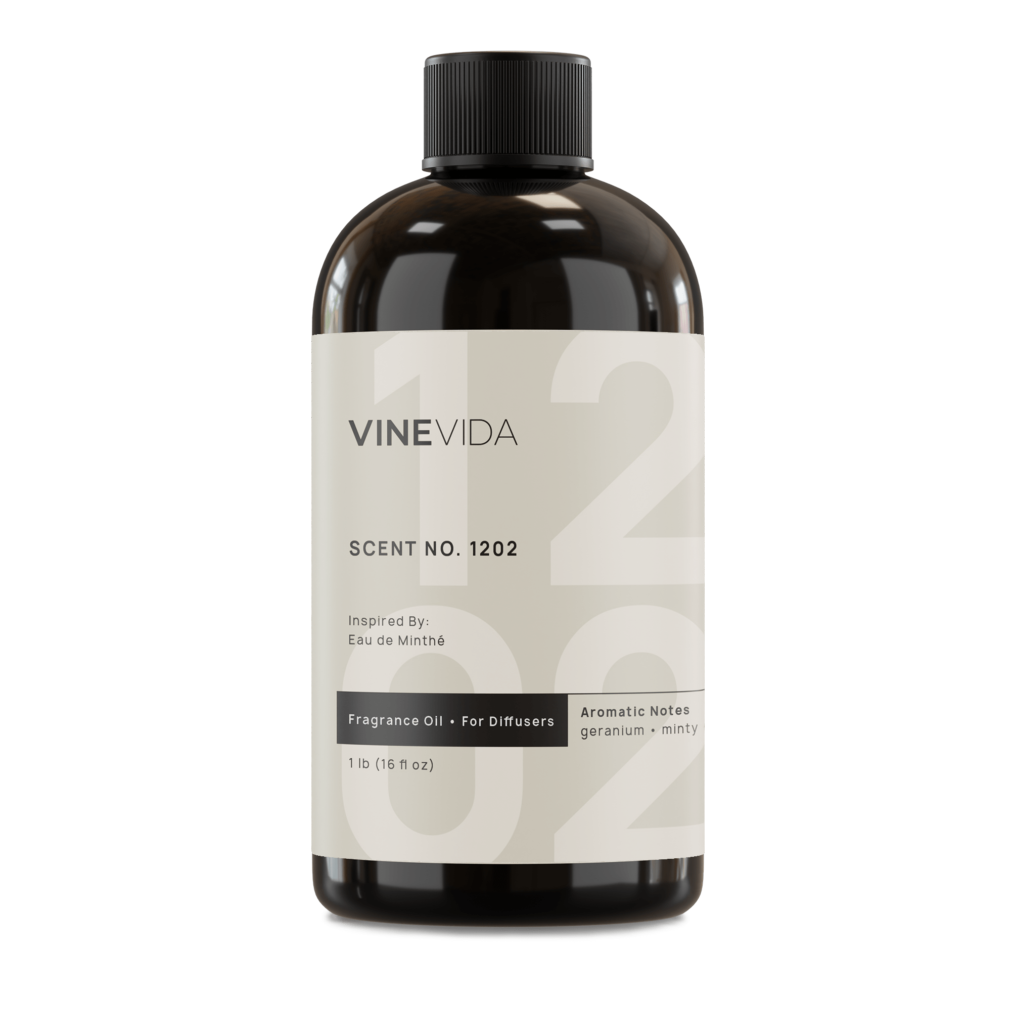 NO. 1202 Eau de Minthé Inspired Fragrance Oil for Cold Air Diffusers - Aromatherapy Essential Oil for Home, Office & Spa Relaxation