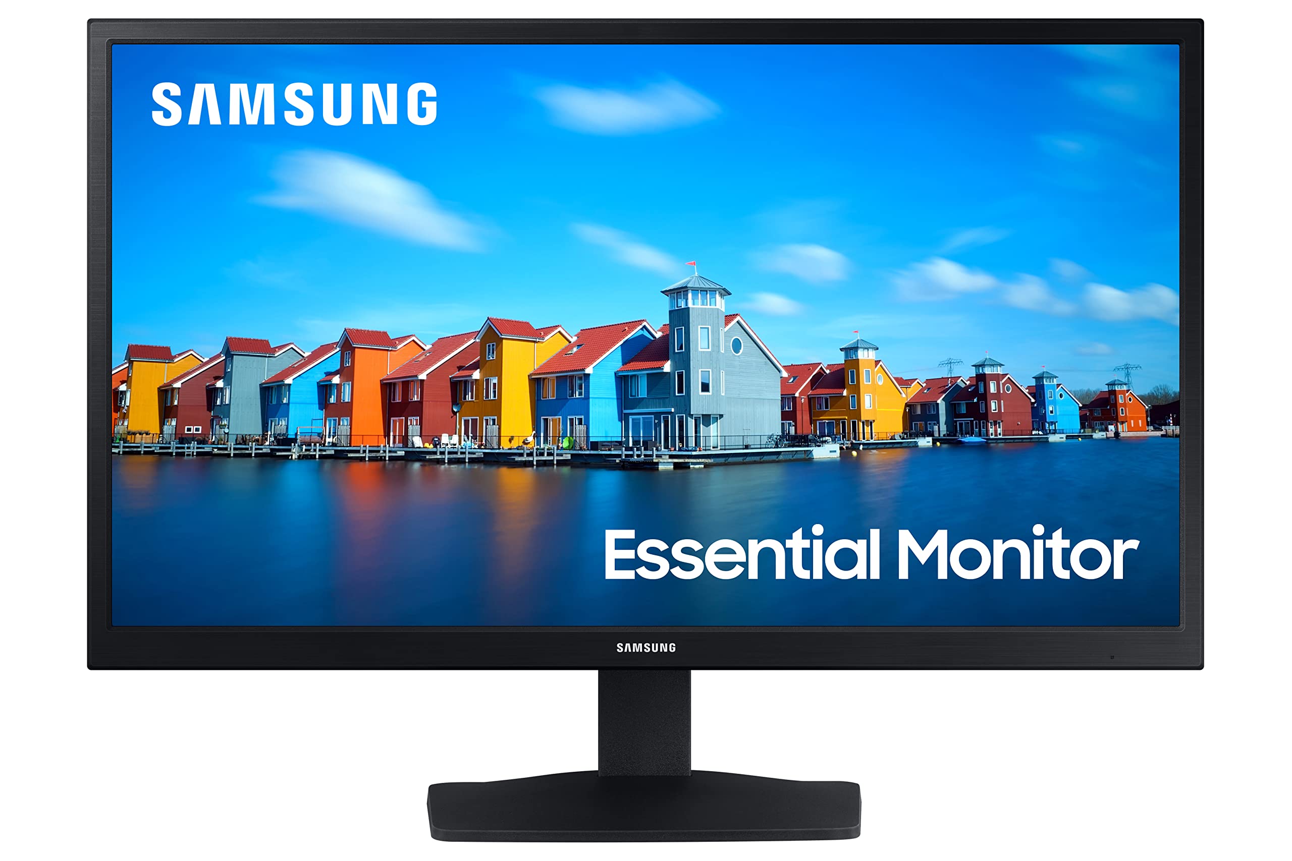 SAMSUNG S33A Series 24-Inch FHD 1080p Computer Monitor with HDMI, VA Panel, Eye Saver Mode & Game Mode - LS24A338NHNXZA Black - Perfect for Home Office, Gaming & Entertainment