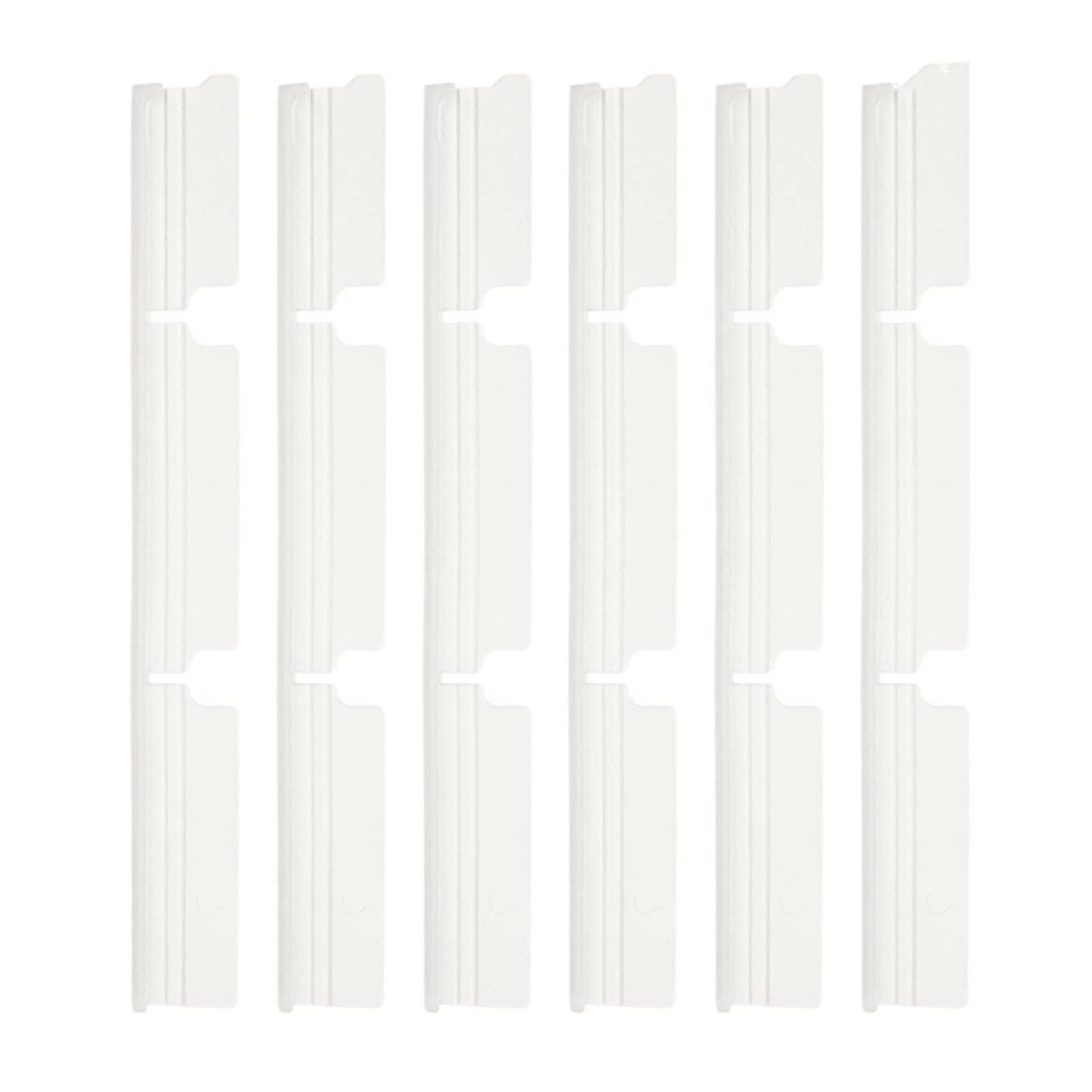 JUSTJUNMIN 6X Replacement Rubber Strip Compatible with Vorwerk Kobold VR200 VR300 Robot Vacuum Cleaner - Durable Vacuum Cleaner Spare Parts & Accessories for Enhanced Cleaning Performance - Perfect for Home & Office Maintenance